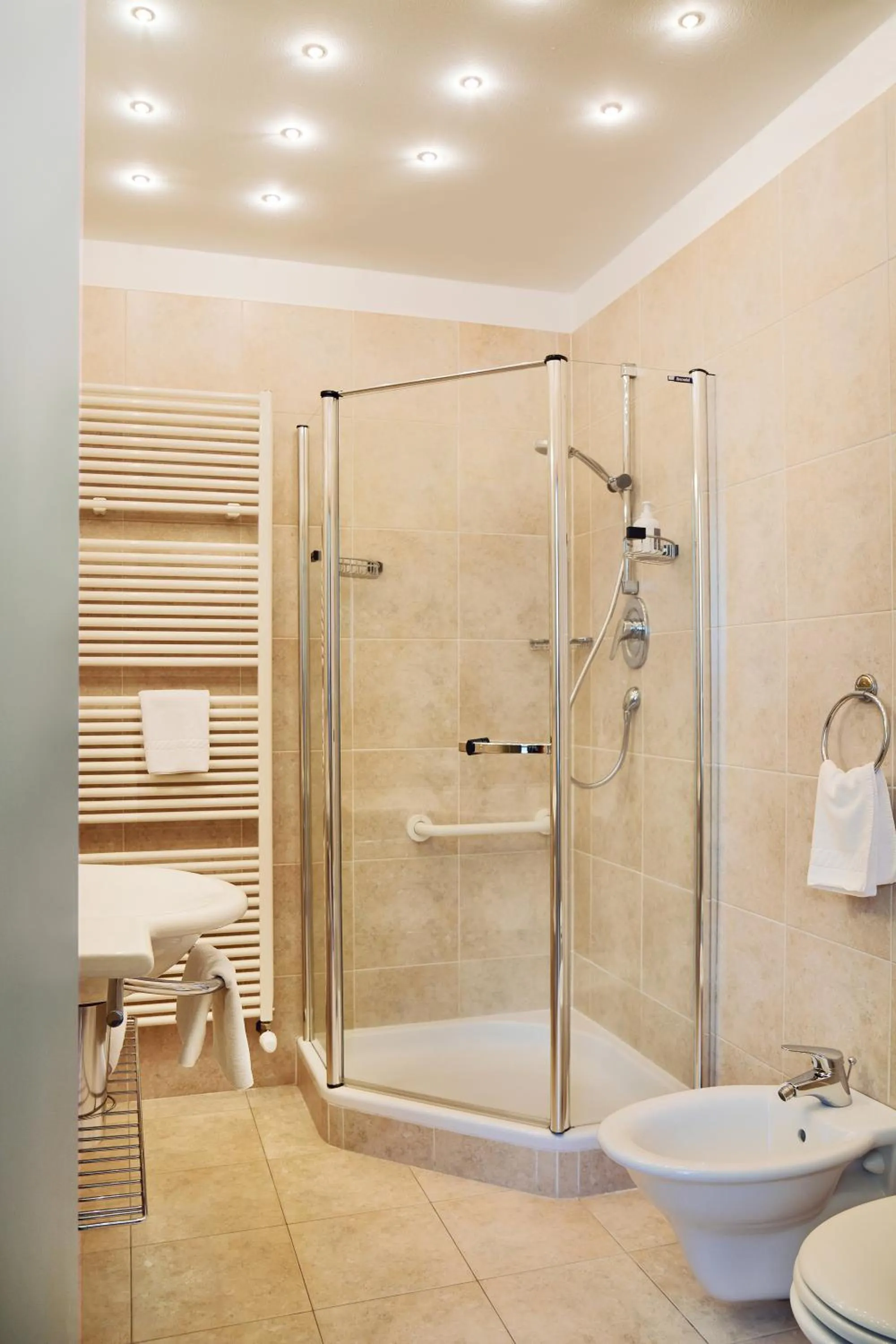 Shower in Hotel Sonnenhof