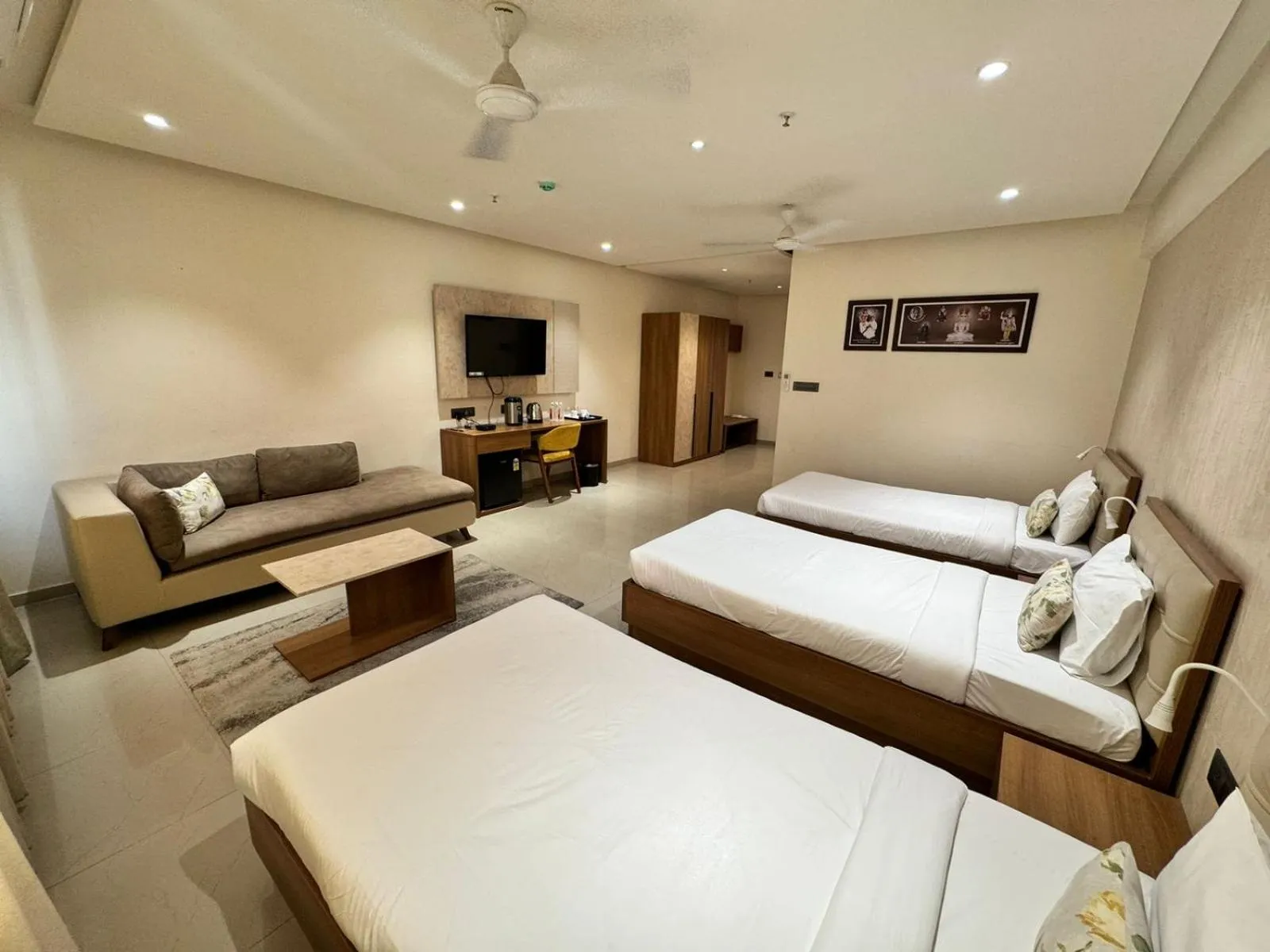 Photo of the whole room, Bed in Siara Styles Amba Suites, Gandhinagar
