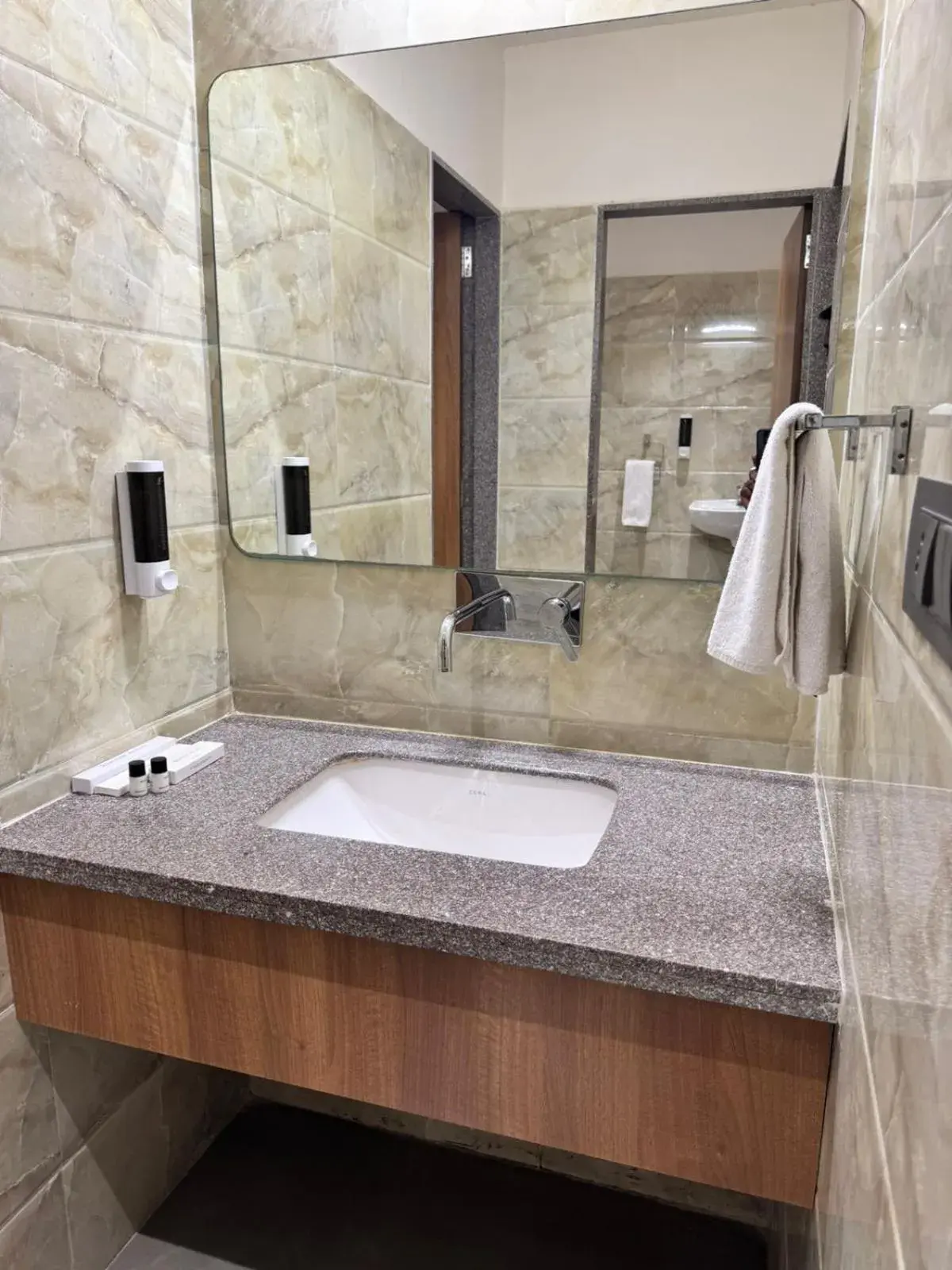 Bathroom in Siara Styles Amba Suites, Gandhinagar Bathroom in Siara Styles Amba Suites, Gandhinagar