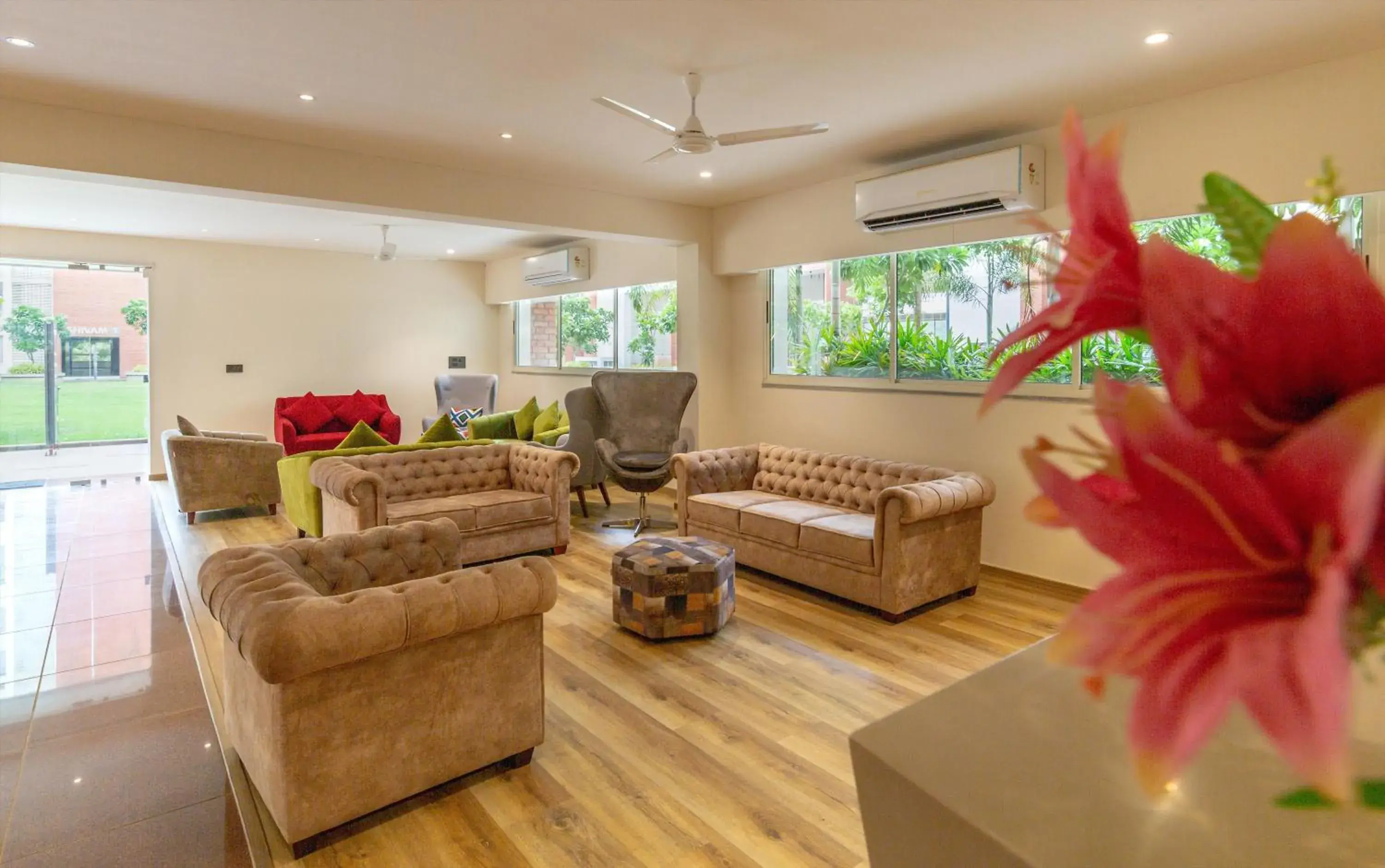 Lobby or reception in Siara Styles Amba Suites, Gandhinagar Lobby or reception in Siara Styles Amba Suites, Gandhinagar