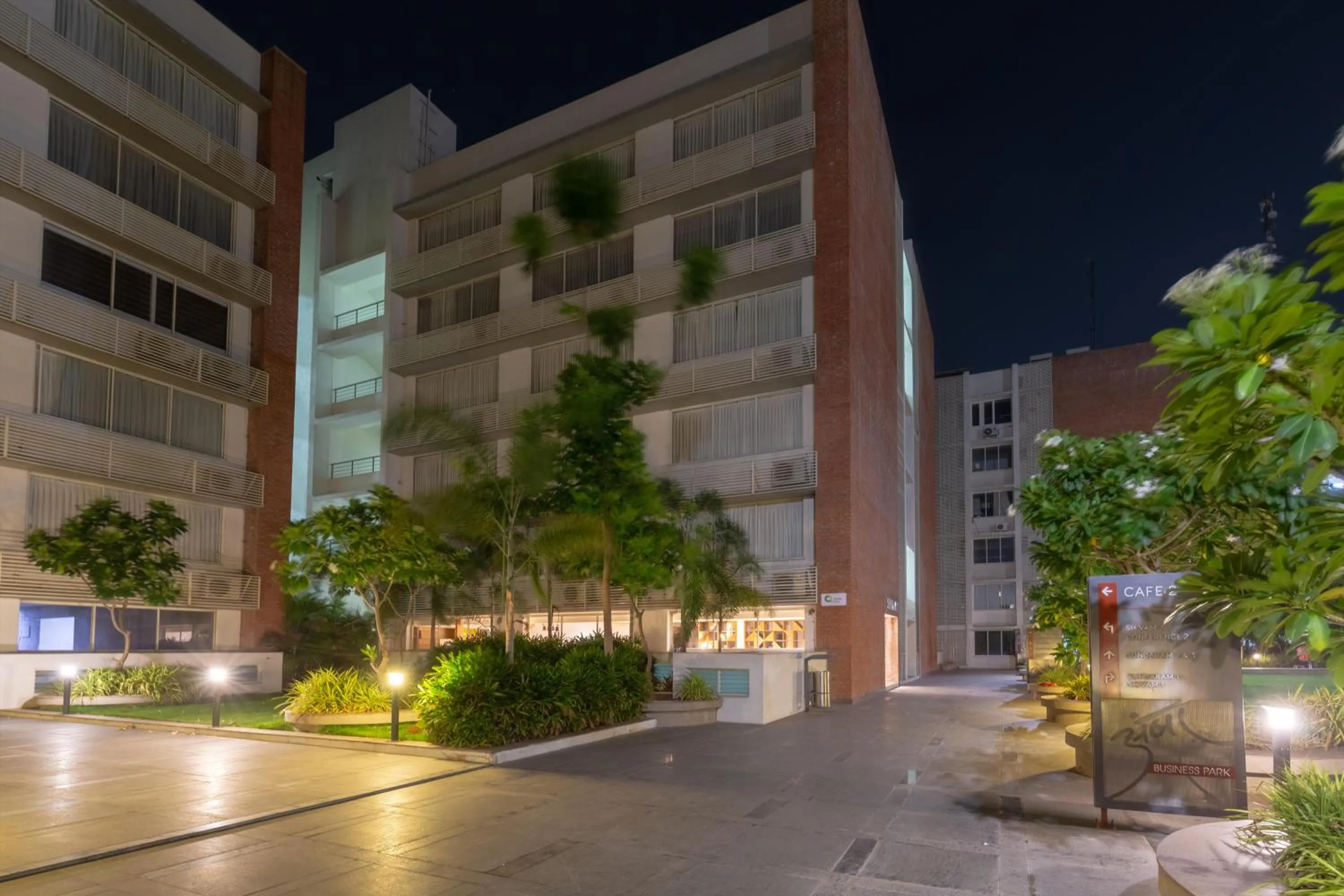 Property building in Siara Styles Amba Suites, Gandhinagar