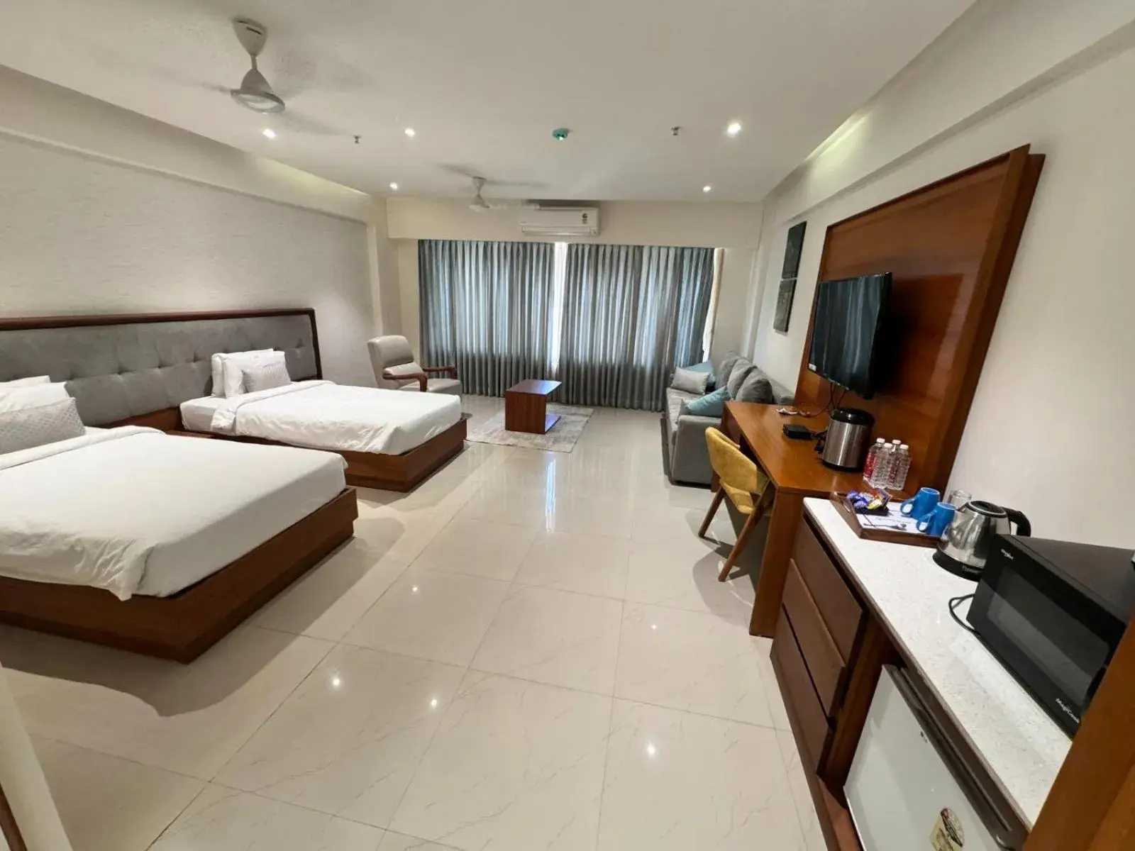 Bed in Siara Styles Amba Suites, Gandhinagar Bed in Siara Styles Amba Suites, Gandhinagar