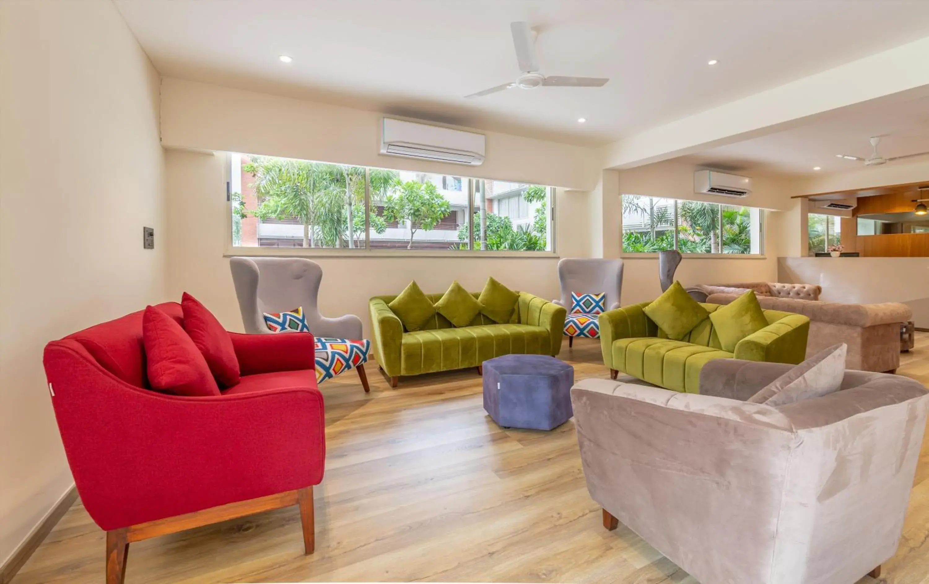 Lobby or reception in Siara Styles Amba Suites, Gandhinagar Lobby or reception in Siara Styles Amba Suites, Gandhinagar