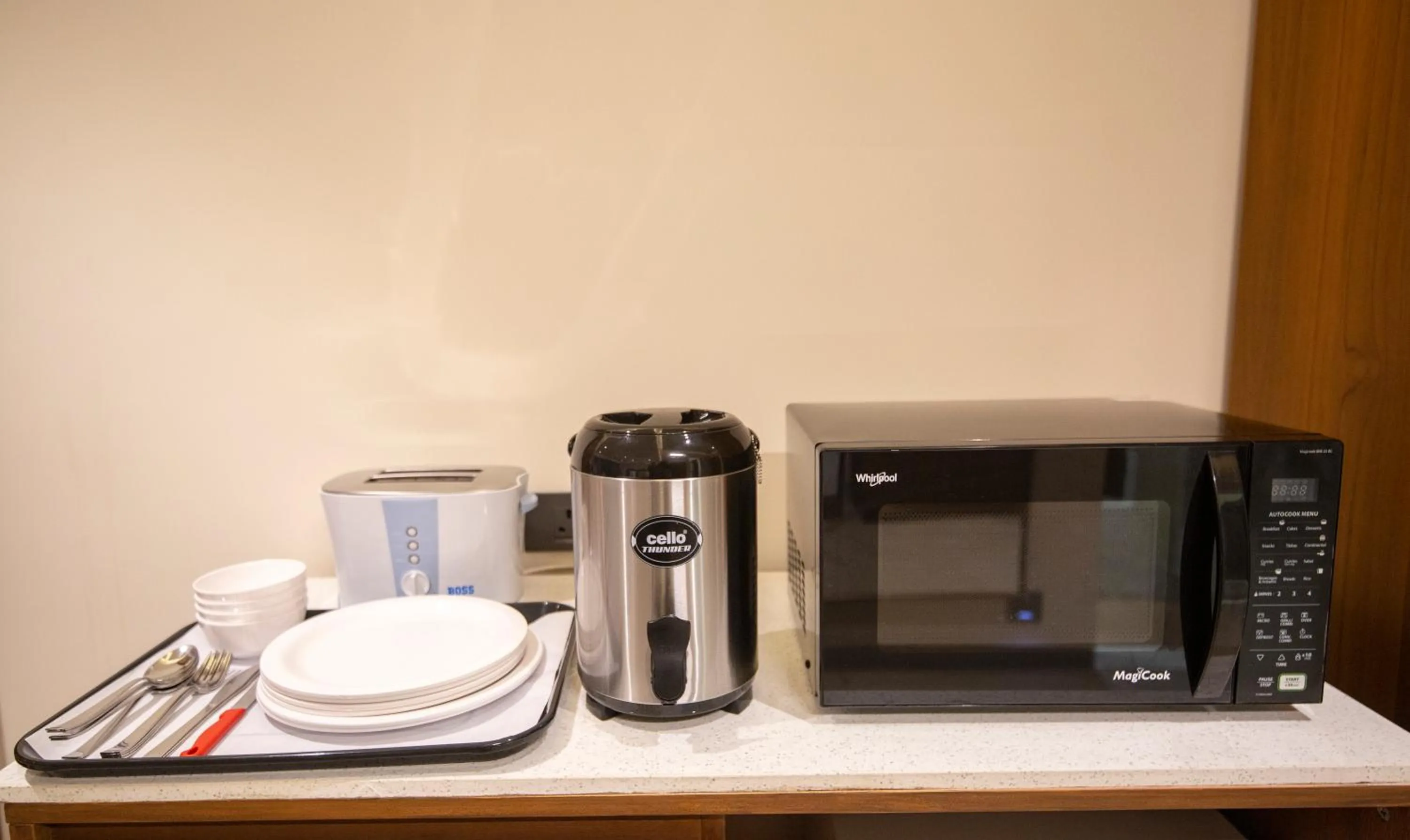 Kitchen or kitchenette in Siara Styles Amba Suites, Gandhinagar