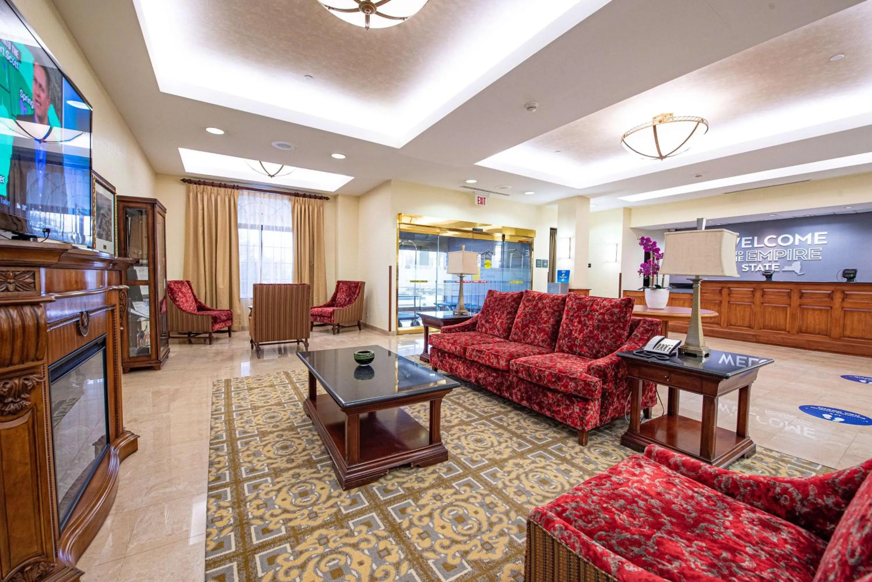 Lobby or reception in Hampton Inn & Suites By Hilton - Rockville Centre