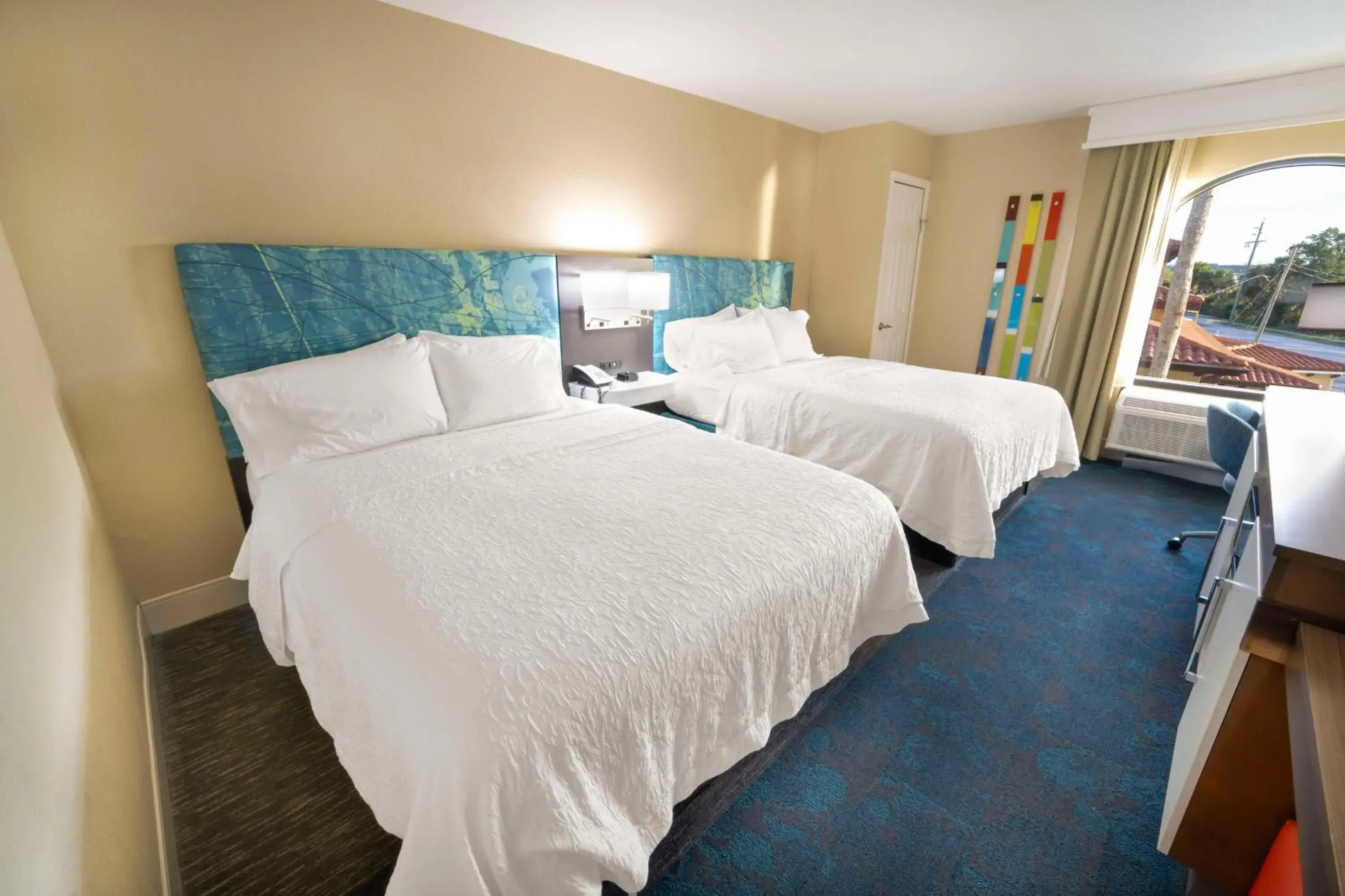 Queen Room with Two Queen Beds - Non-Smoking in Hampton Inn St. Augustine-Historic District Queen Room with Two Queen Beds - Non-Smoking in Hampton Inn St. Augustine-Historic District