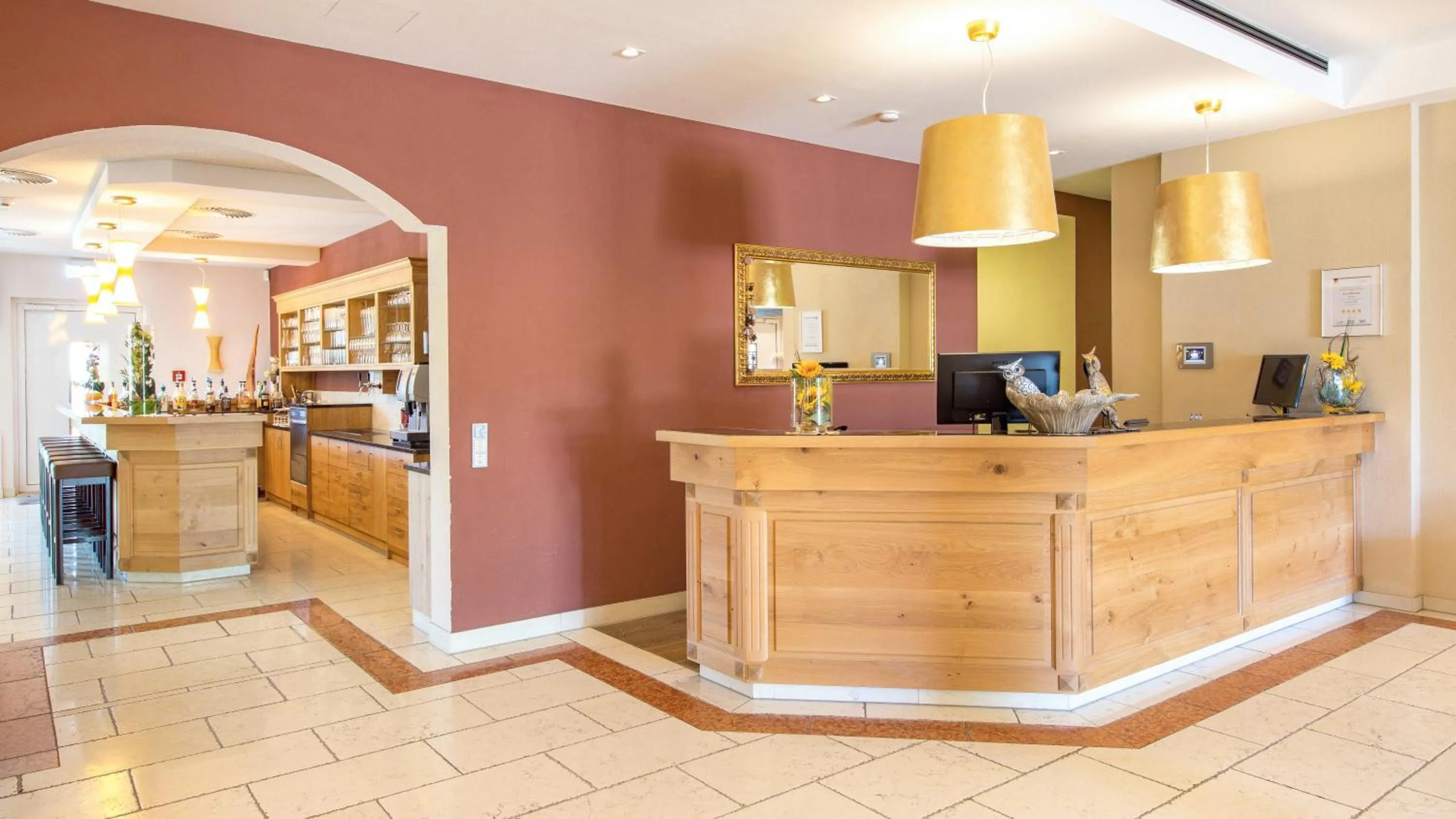 Lobby or reception in Heuboden Hotel Landhaus Blum