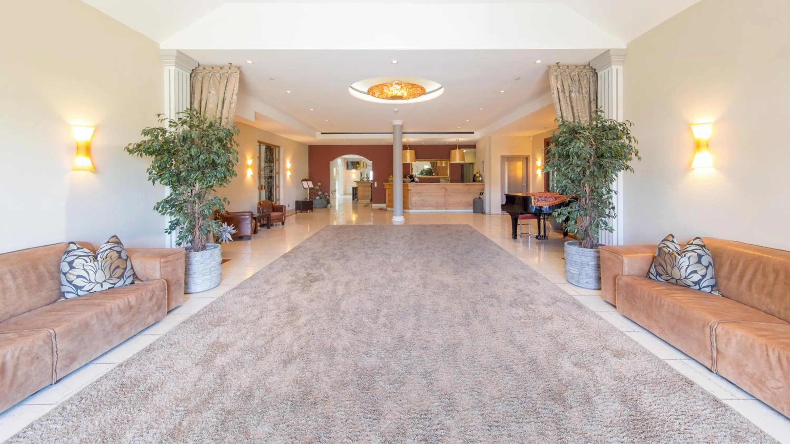 Lobby or reception in Heuboden Hotel Landhaus Blum