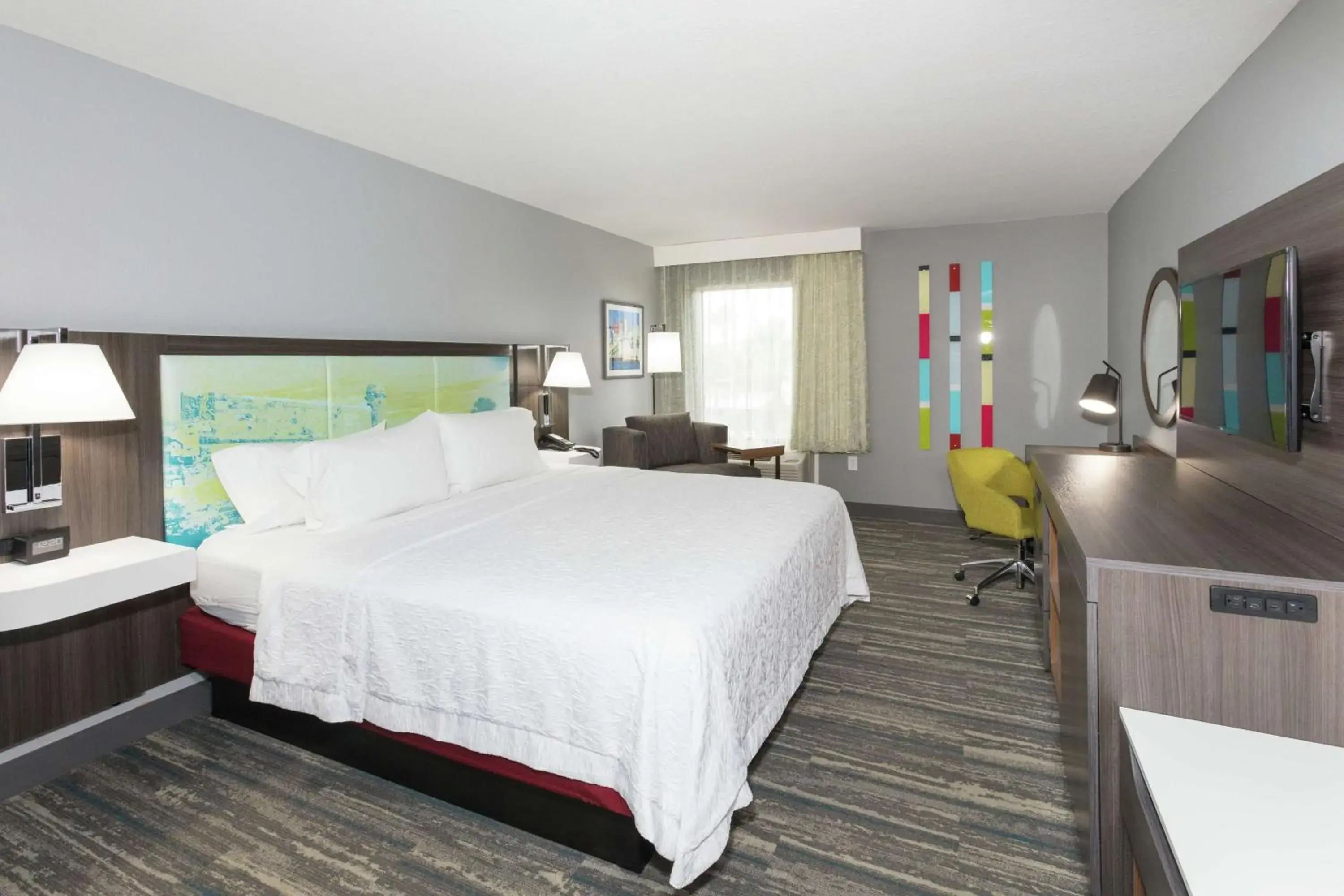 Bedroom, Bed in Hampton Inn Saint Augustine Beach Bedroom, Bed in Hampton Inn Saint Augustine Beach