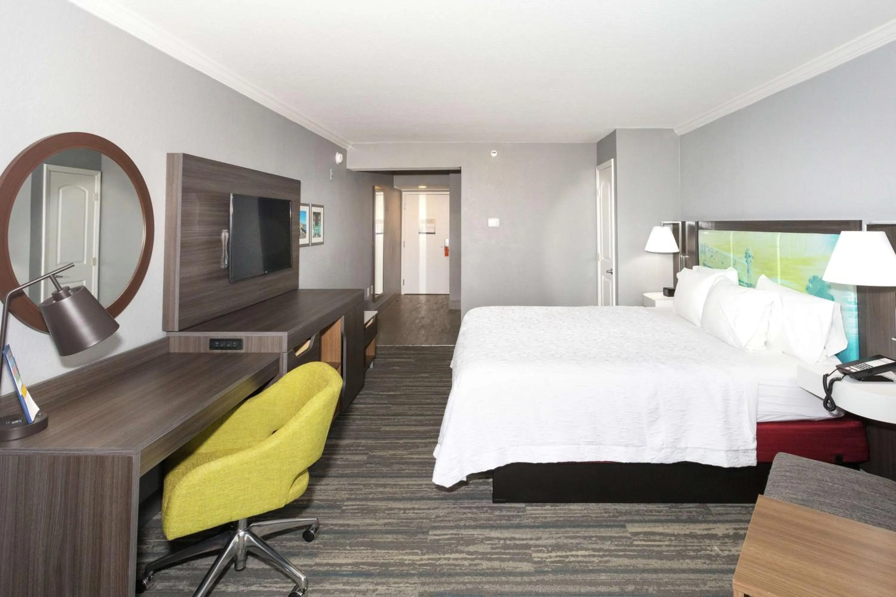 Bedroom, Bed in Hampton Inn Saint Augustine Beach