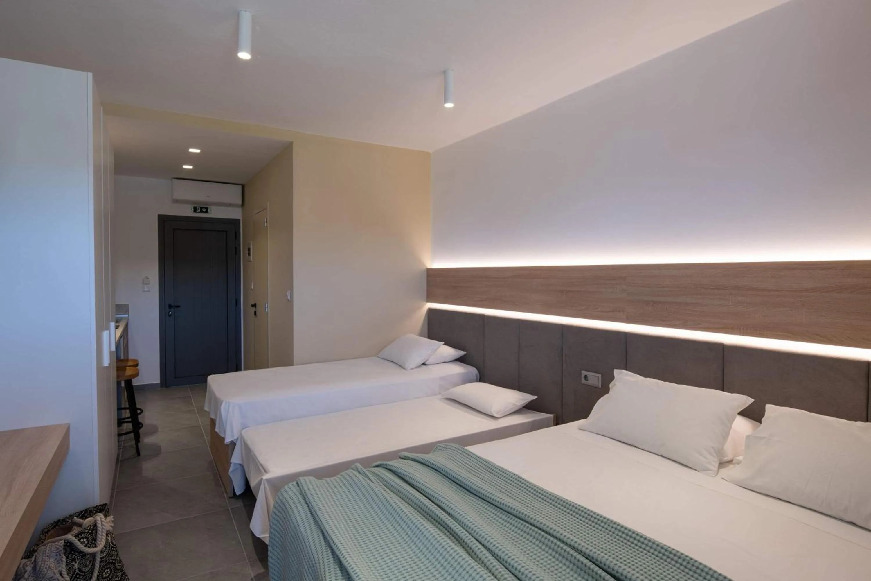 Bed in Asteras Hotel