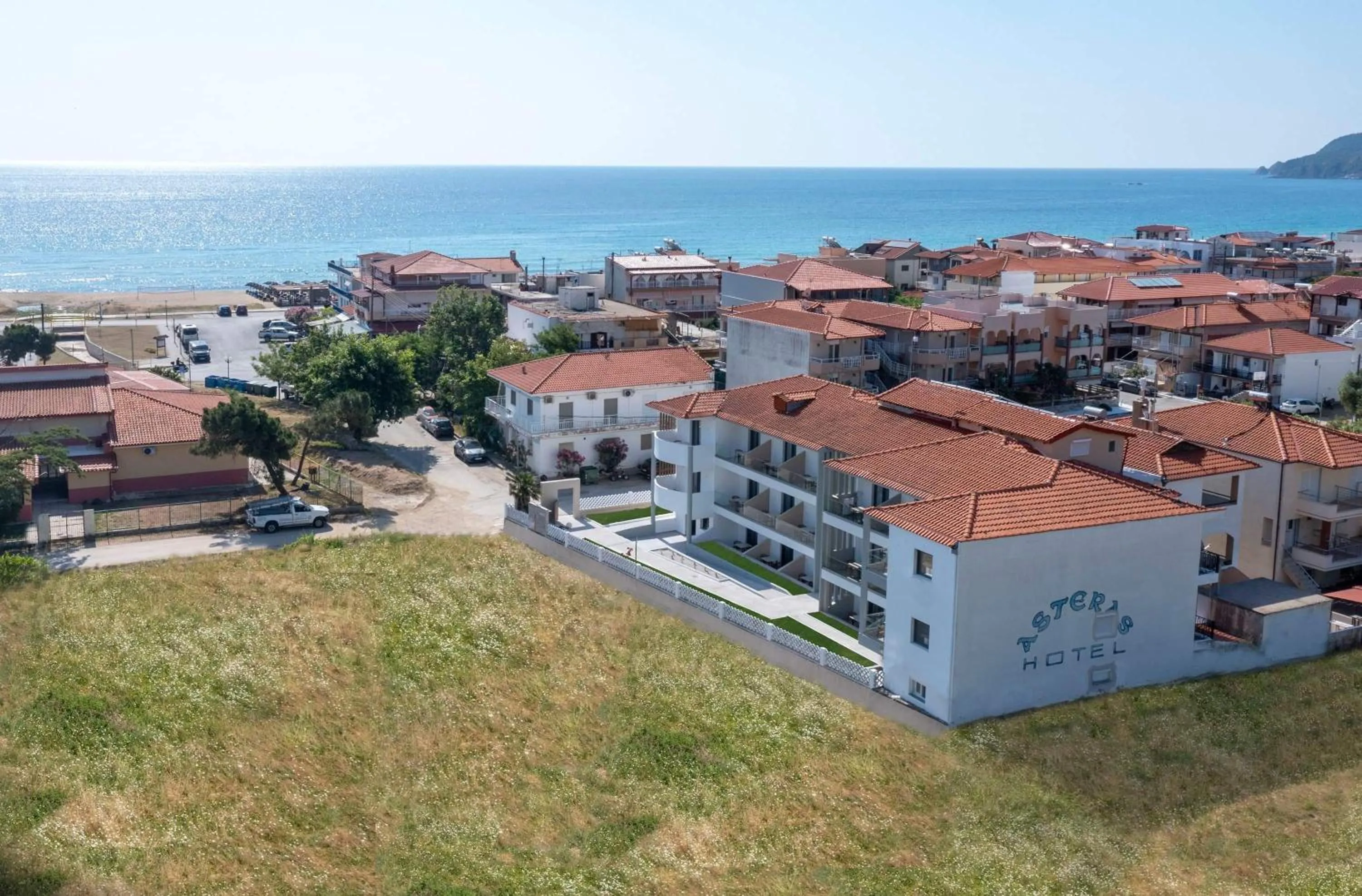 Bird's eye view in Asteras Hotel