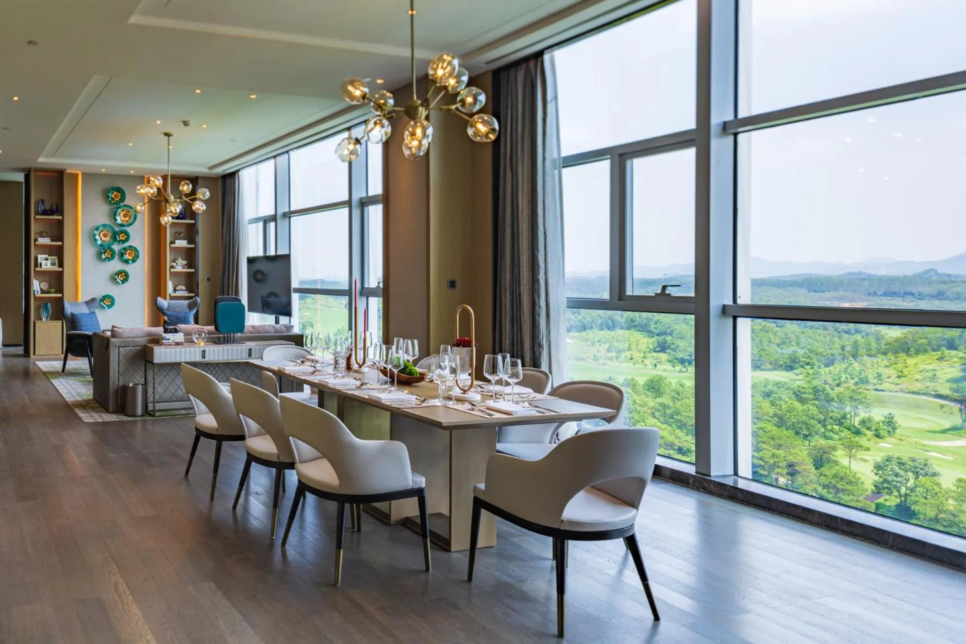 Living room in Wanda Realm Heshan