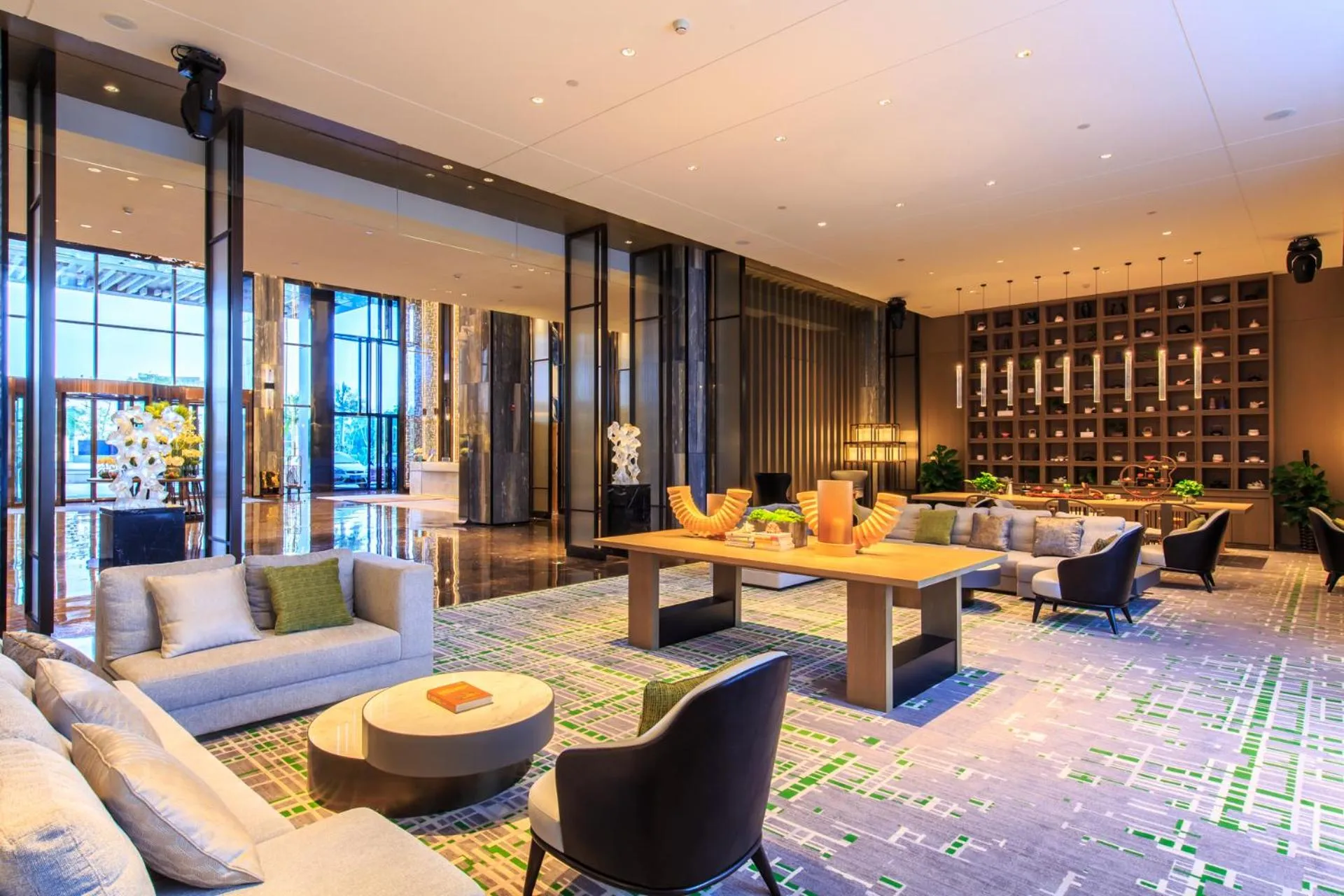 Living room in Wanda Realm Heshan