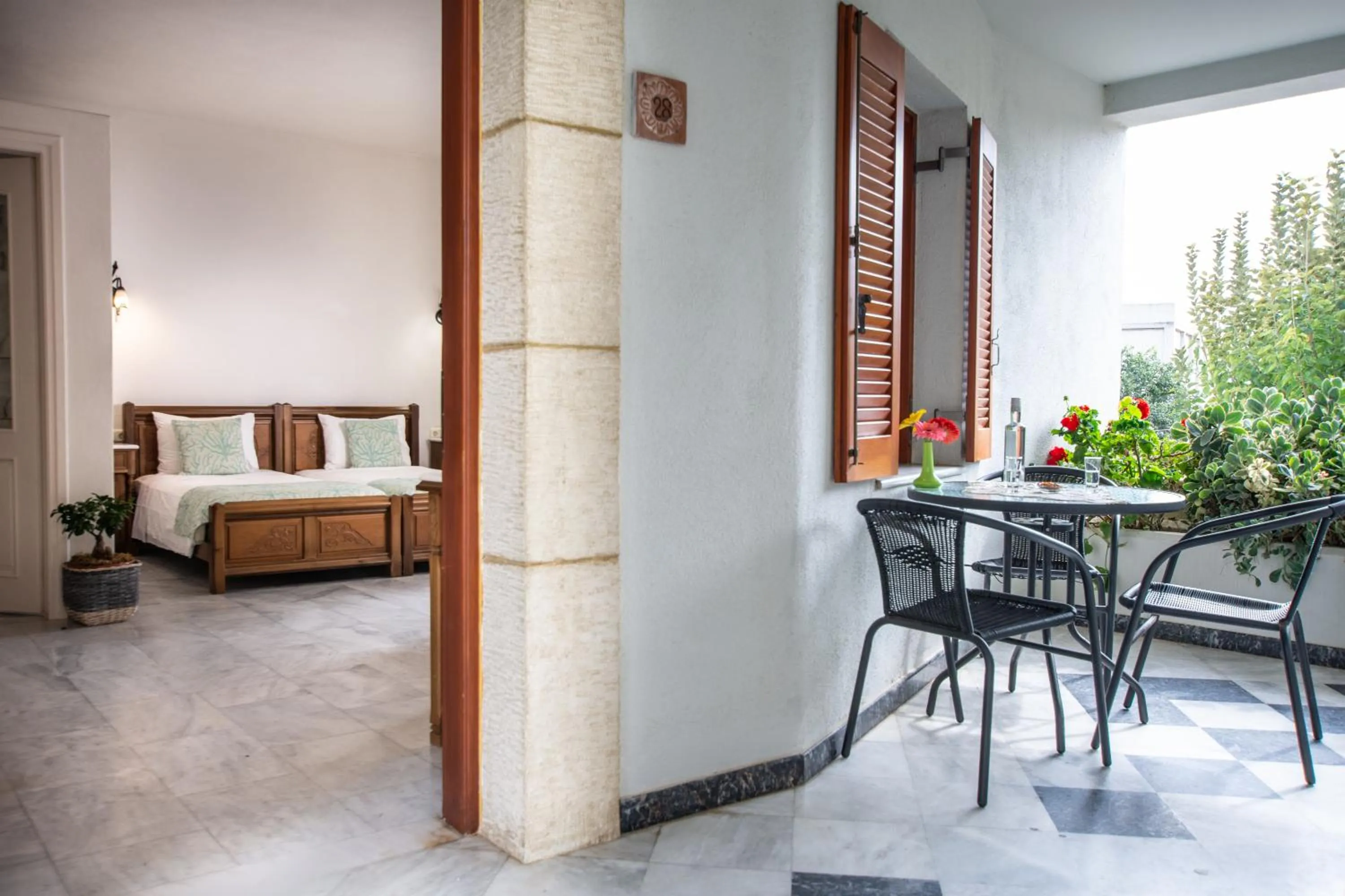 Balcony/Terrace, Bed in Anais Collection Hotels & Suites