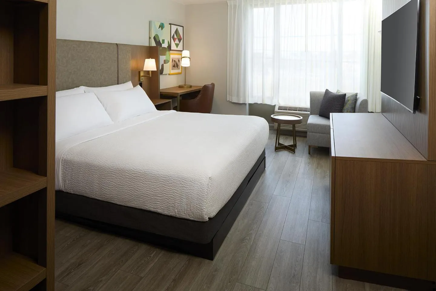 Photo of the whole room, Bed in Holiday Inn & Suites Montreal Airport by IHG
