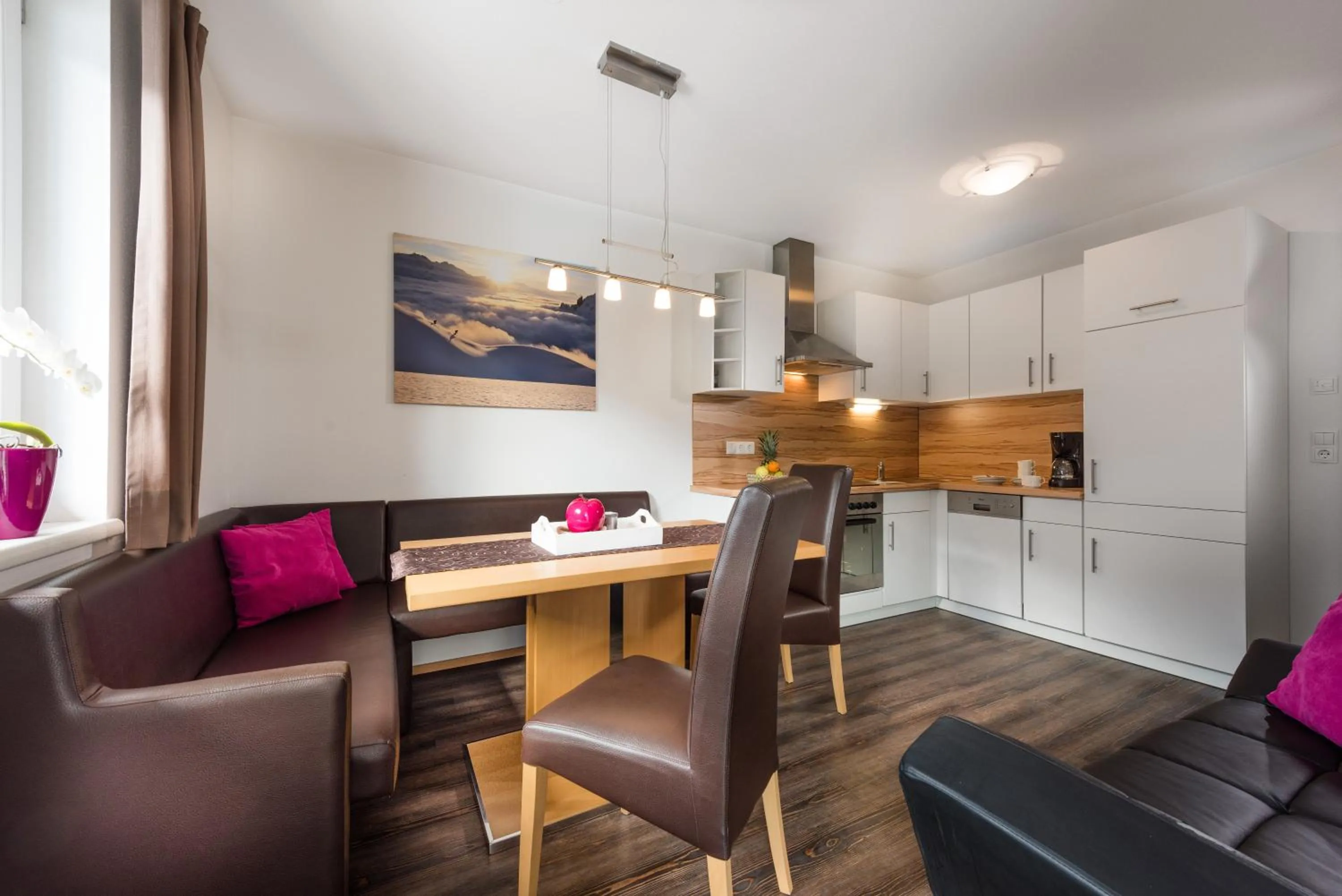 Kitchen or kitchenette in Appartements Zahnleiten
