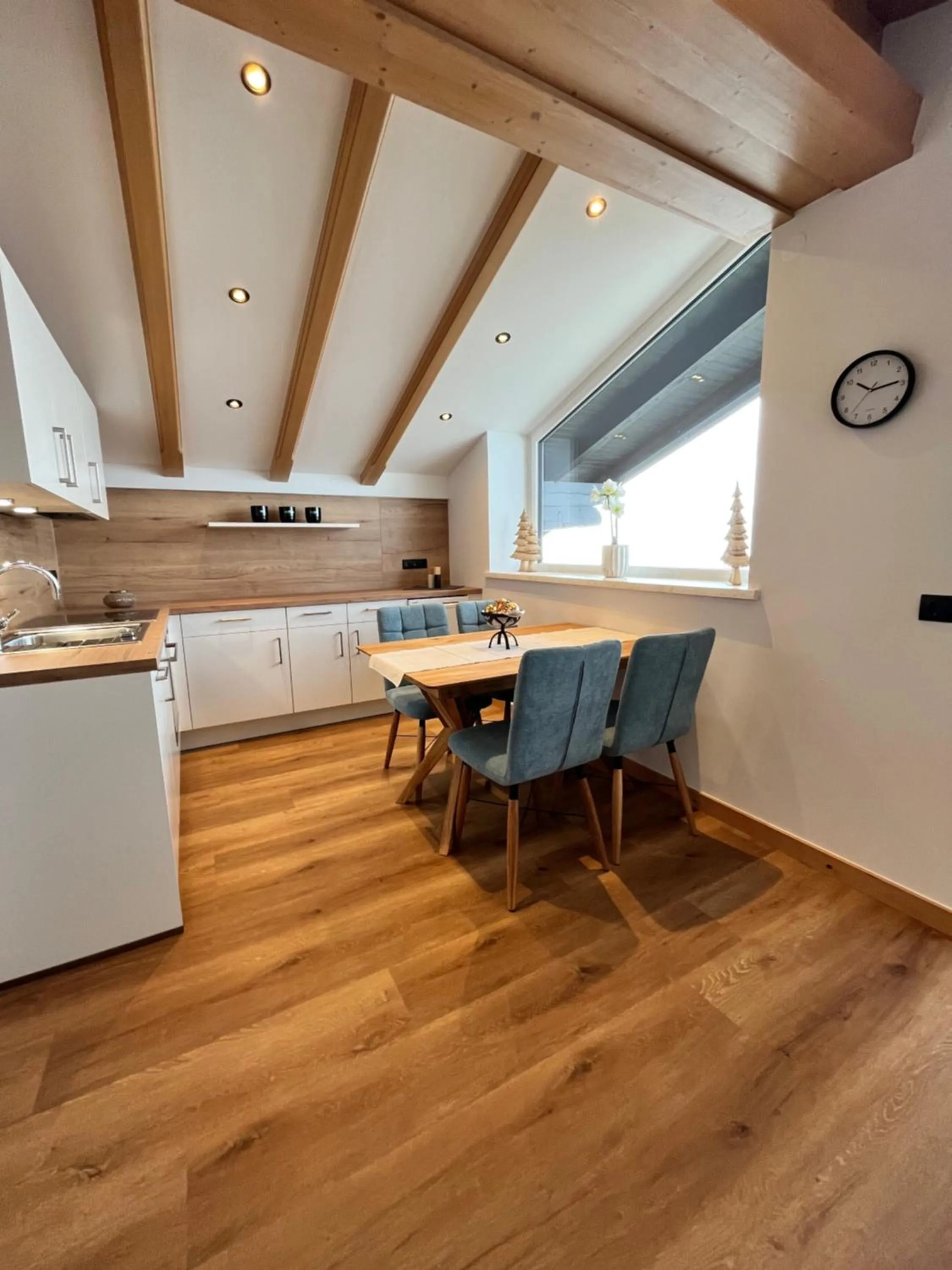 Kitchen or kitchenette in Appartements Zahnleiten