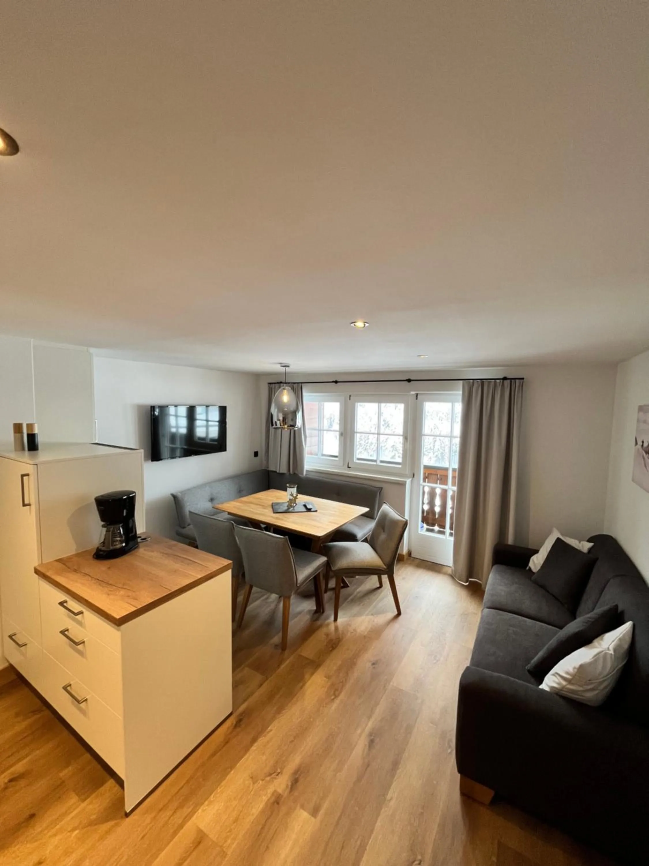 Kitchen or kitchenette in Appartements Zahnleiten