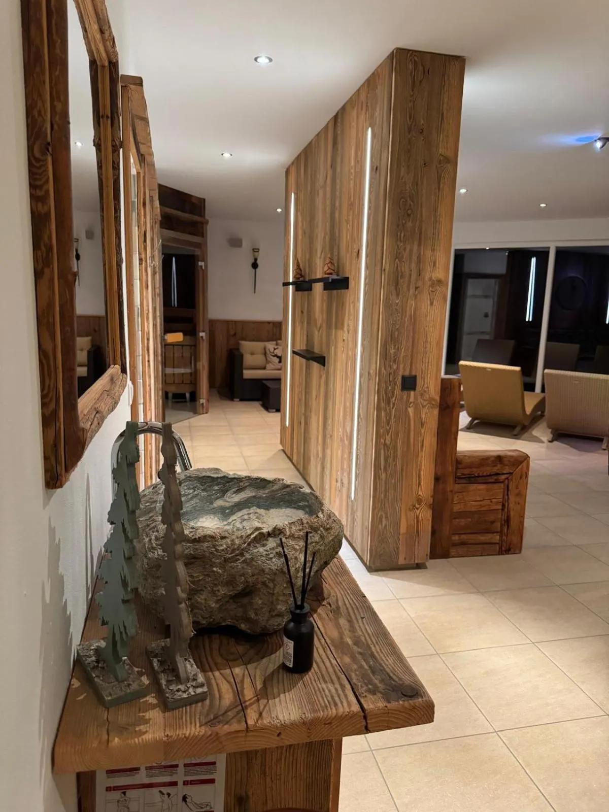 Sauna, Bed in Appartements Zahnleiten