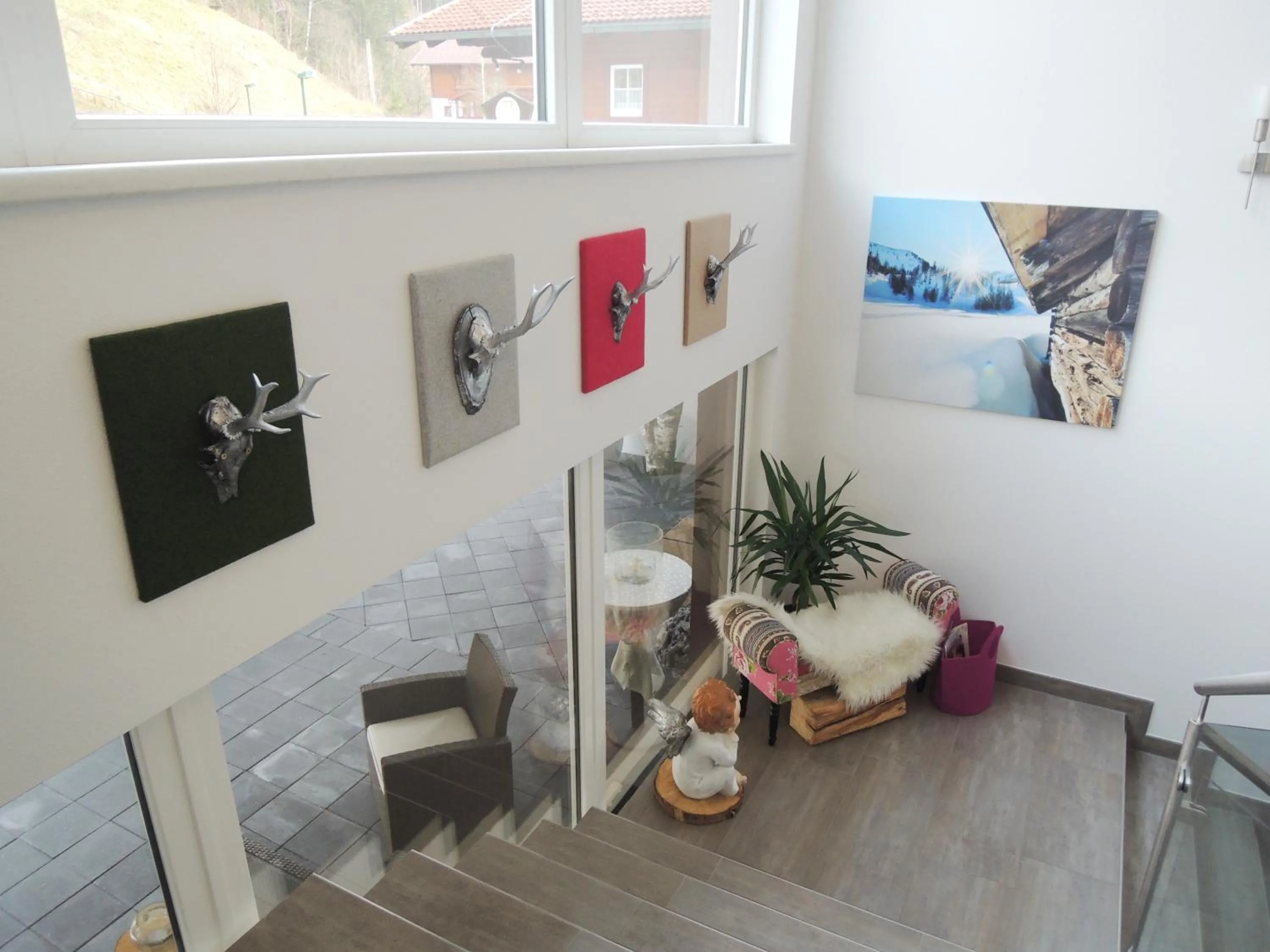 Lobby or reception in Appartements Zahnleiten