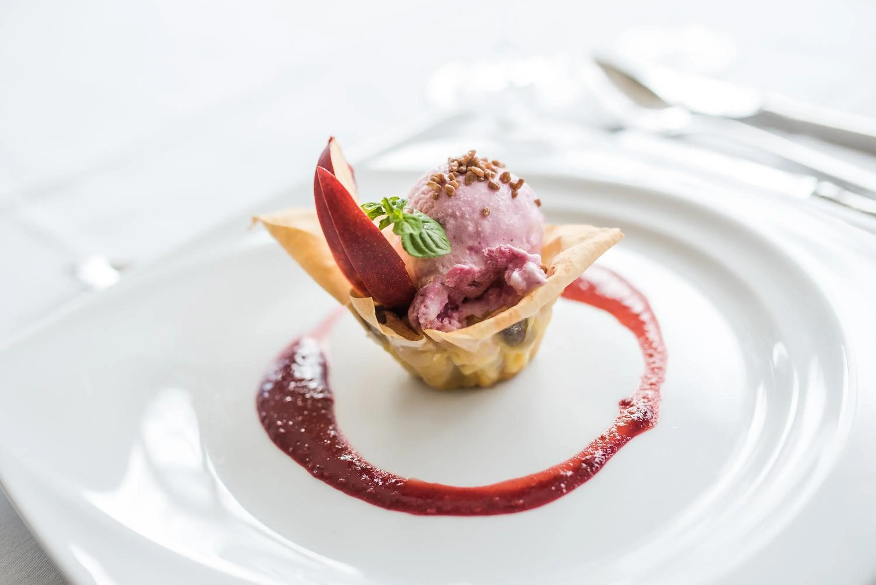 Food close-up in Sporthotel St. Michael