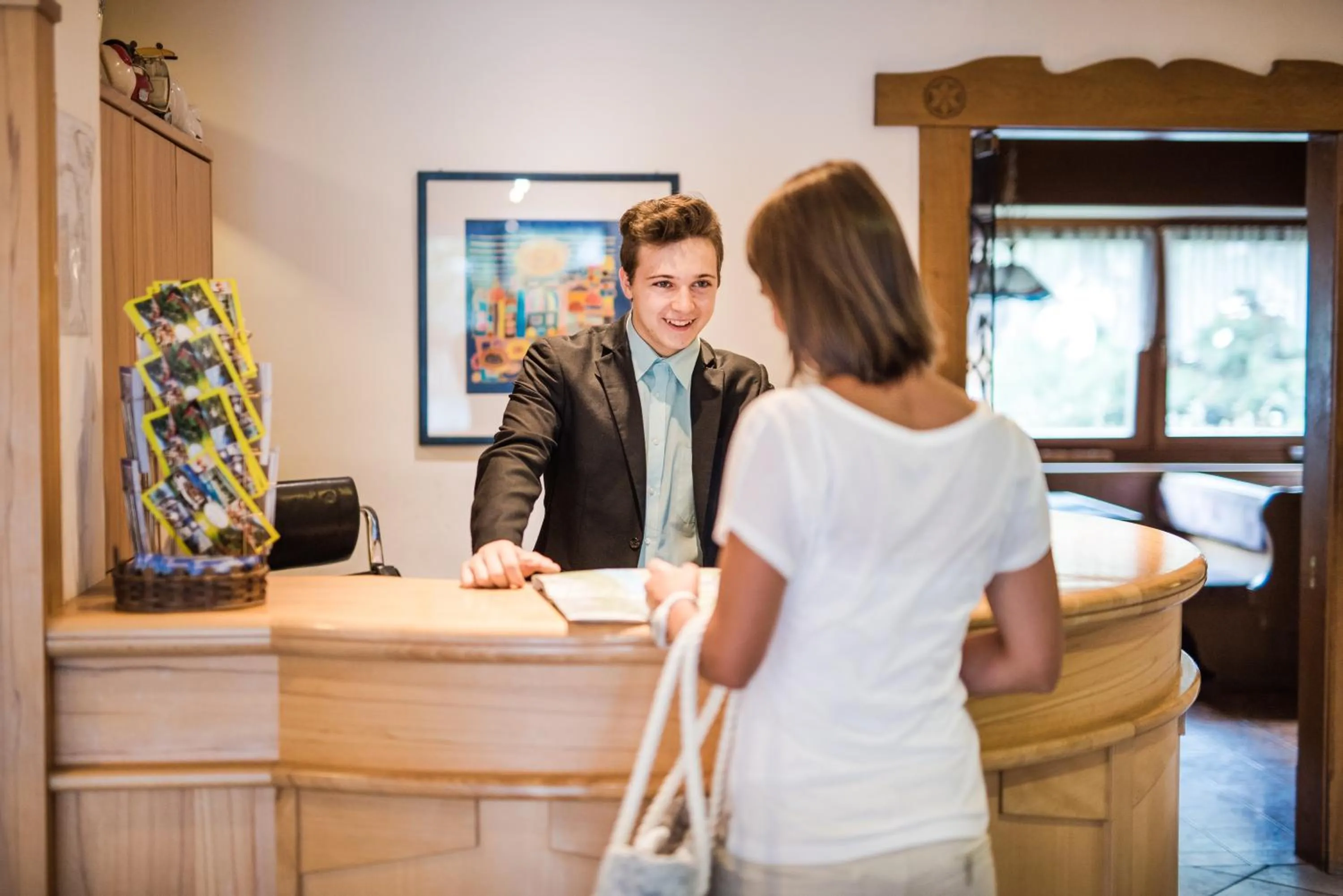 Lobby or reception in Sporthotel St. Michael