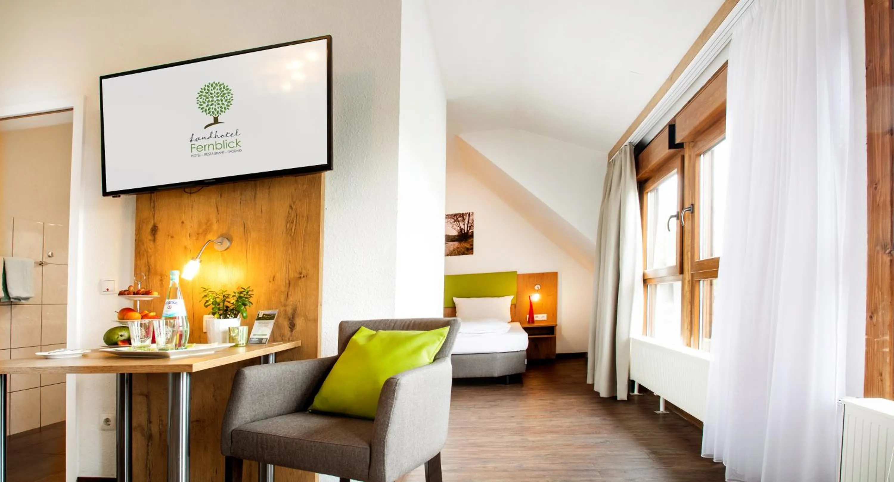 Photo of the whole room, Bed in Landhotel Fernblick