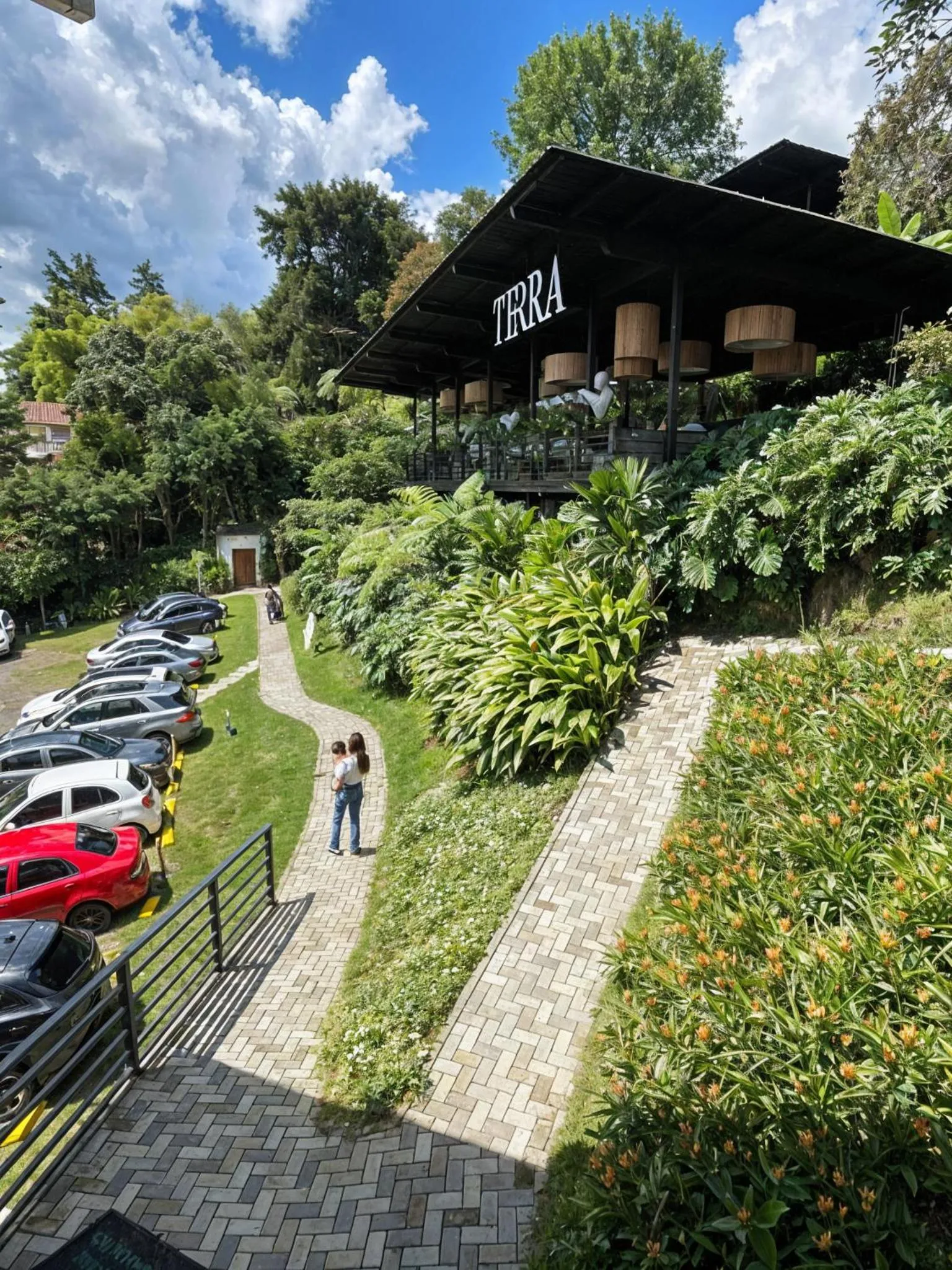 Parking in Hotel Mirador de Boquia Salento