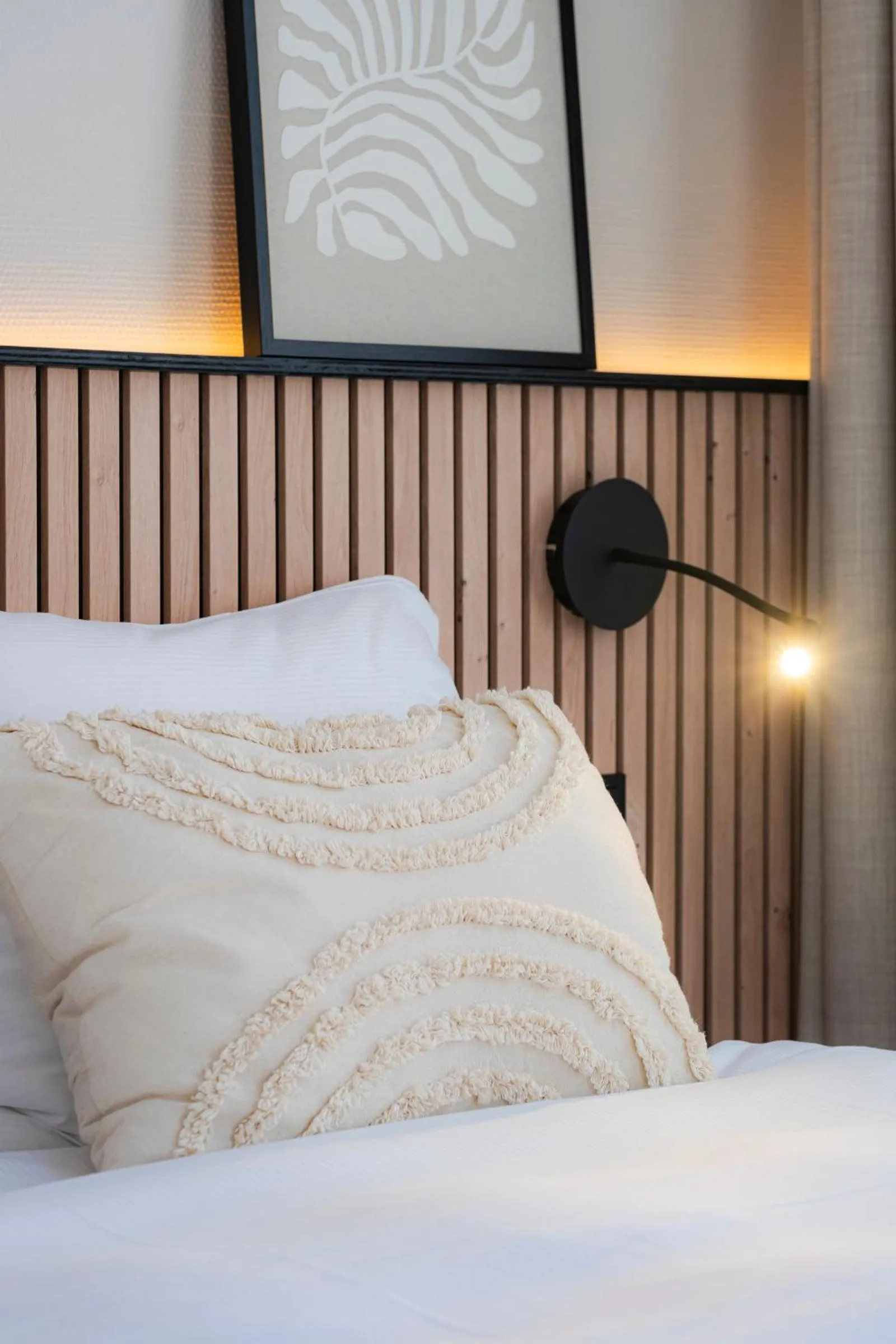 Bedroom, Bed in Stadsherberg de Poshoorn