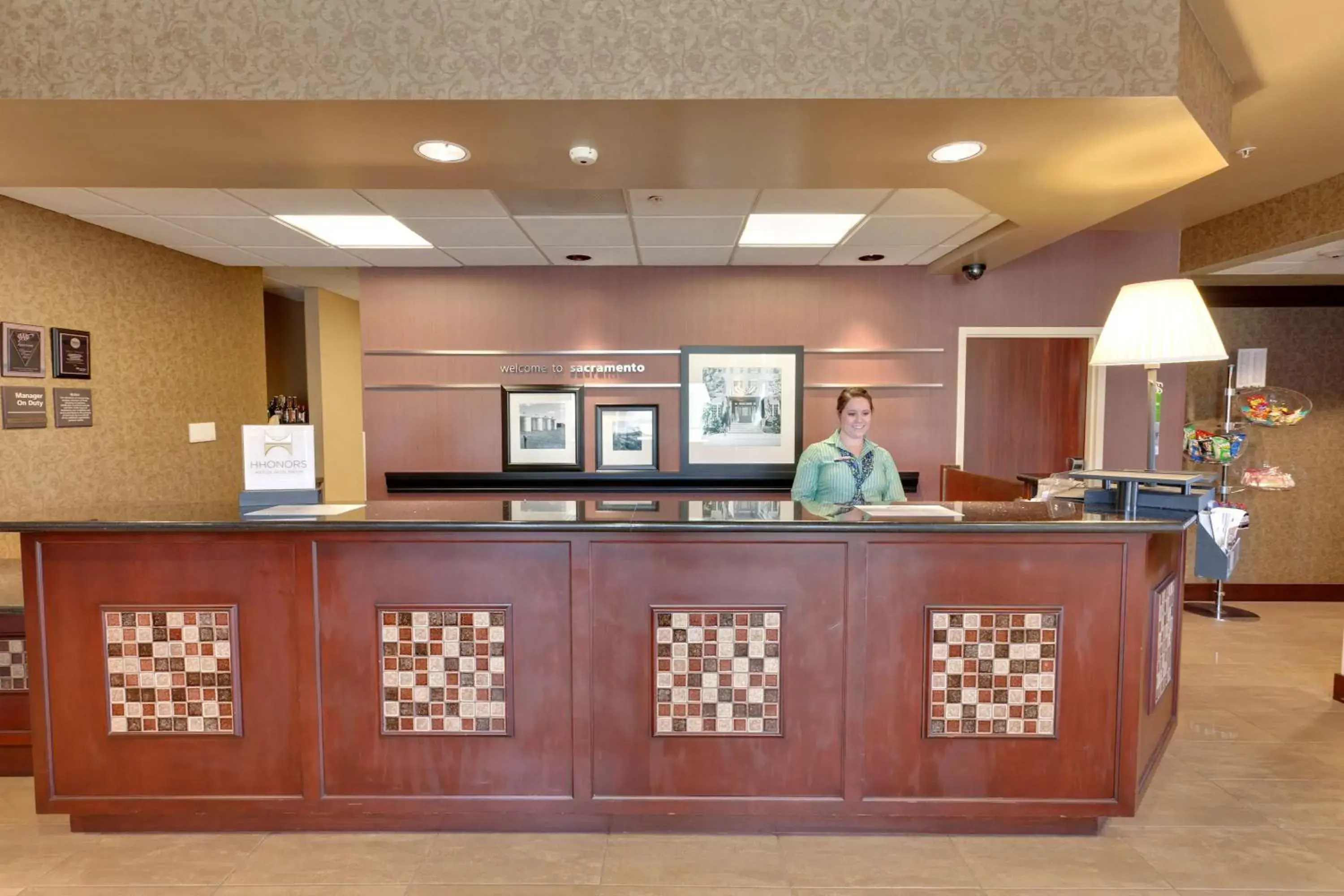 Lobby or reception in Hampton Inn & Suites Sacramento-Airport-Natomas Lobby or reception in Hampton Inn & Suites Sacramento-Airport-Natomas