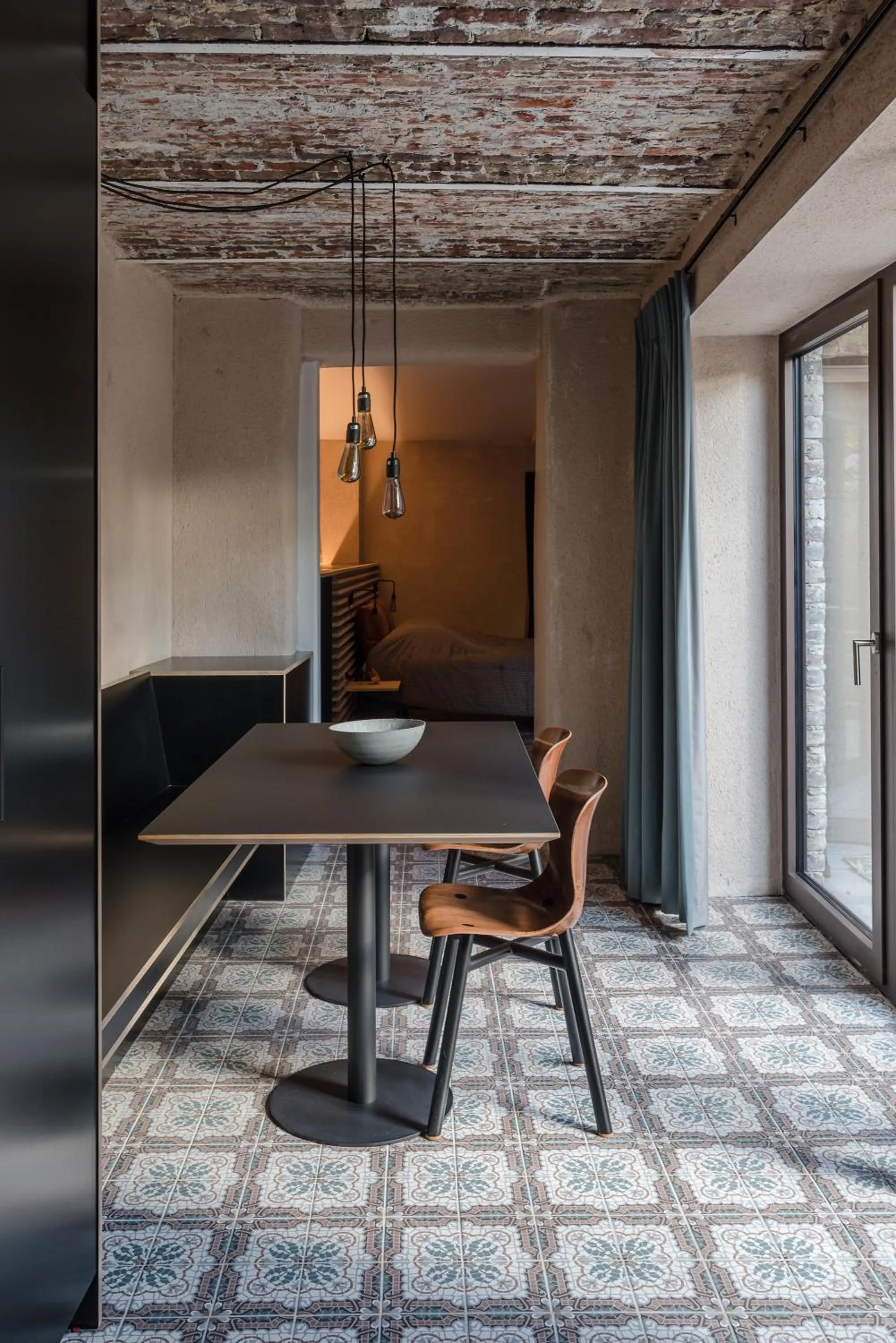 Dining area in The Hide