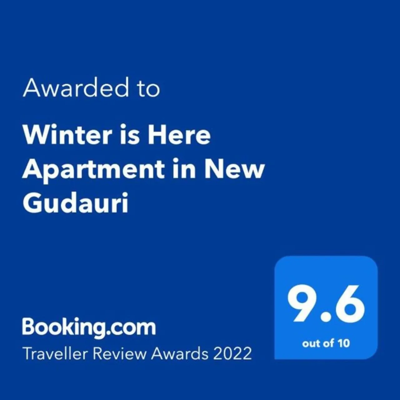 Winter is Here Apartment in New Gudauri Near Gondola Lift