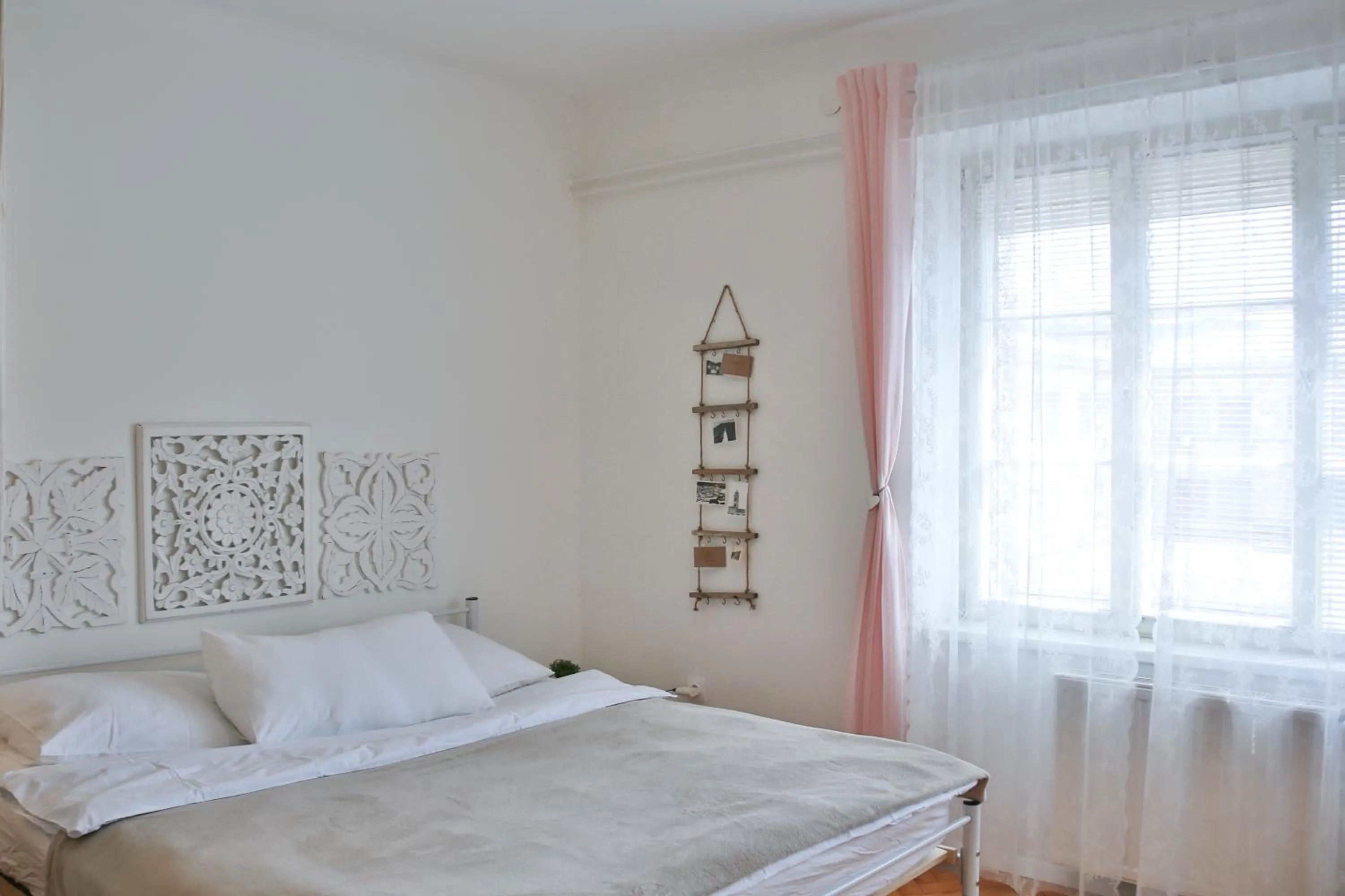 Bed in Historic Mexico Building Apartment