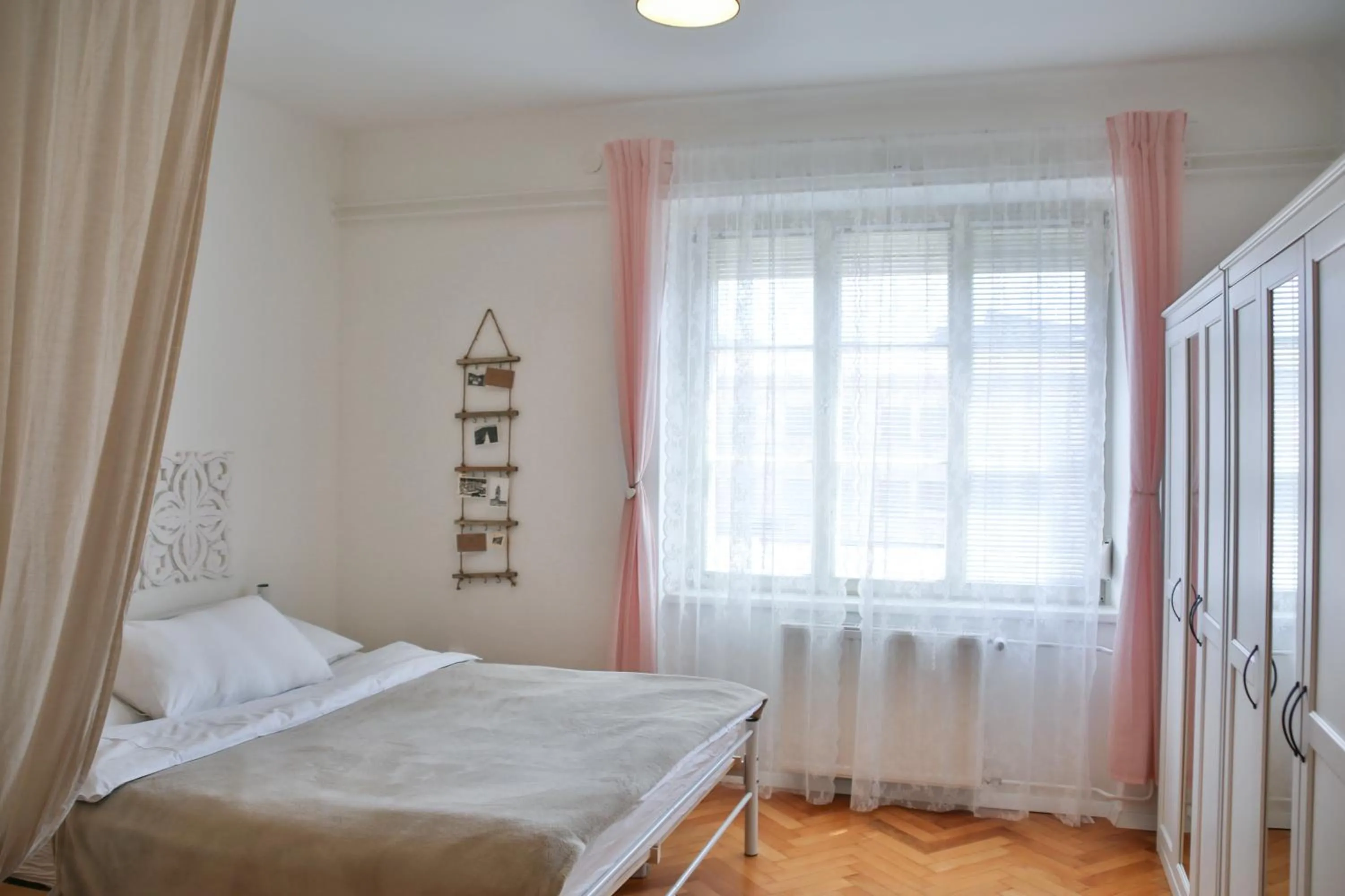 Bed in Historic Mexico Building Apartment