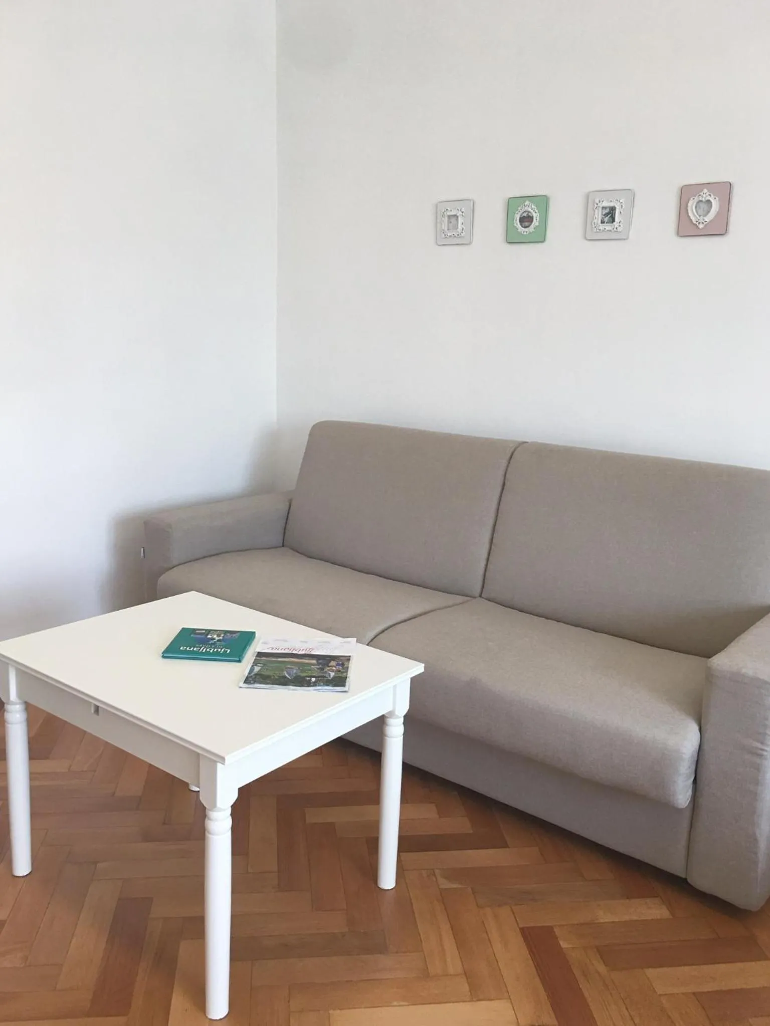 Seating area in Historic Mexico Building Apartment