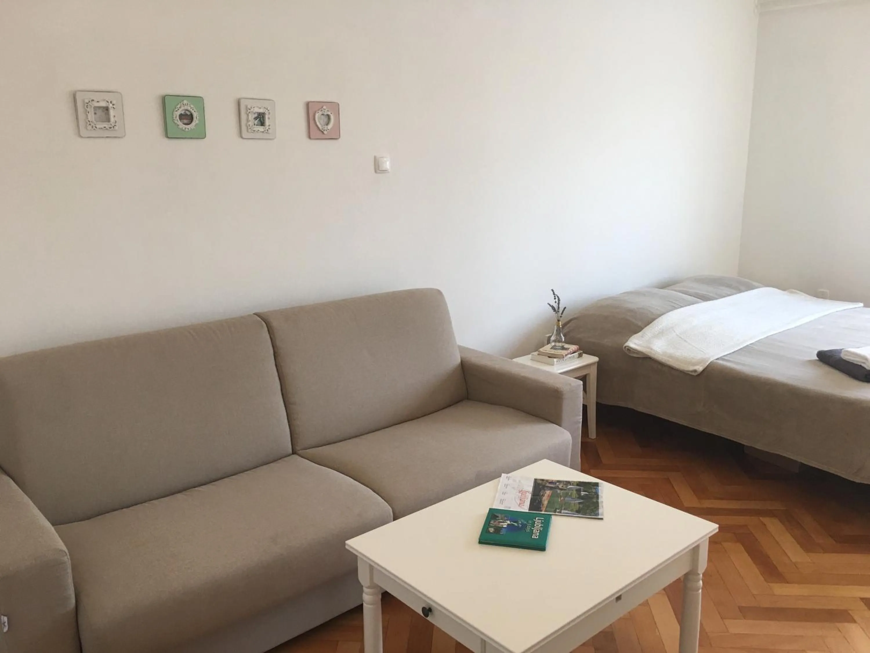 Bedroom, Bed in Historic Mexico Building Apartment