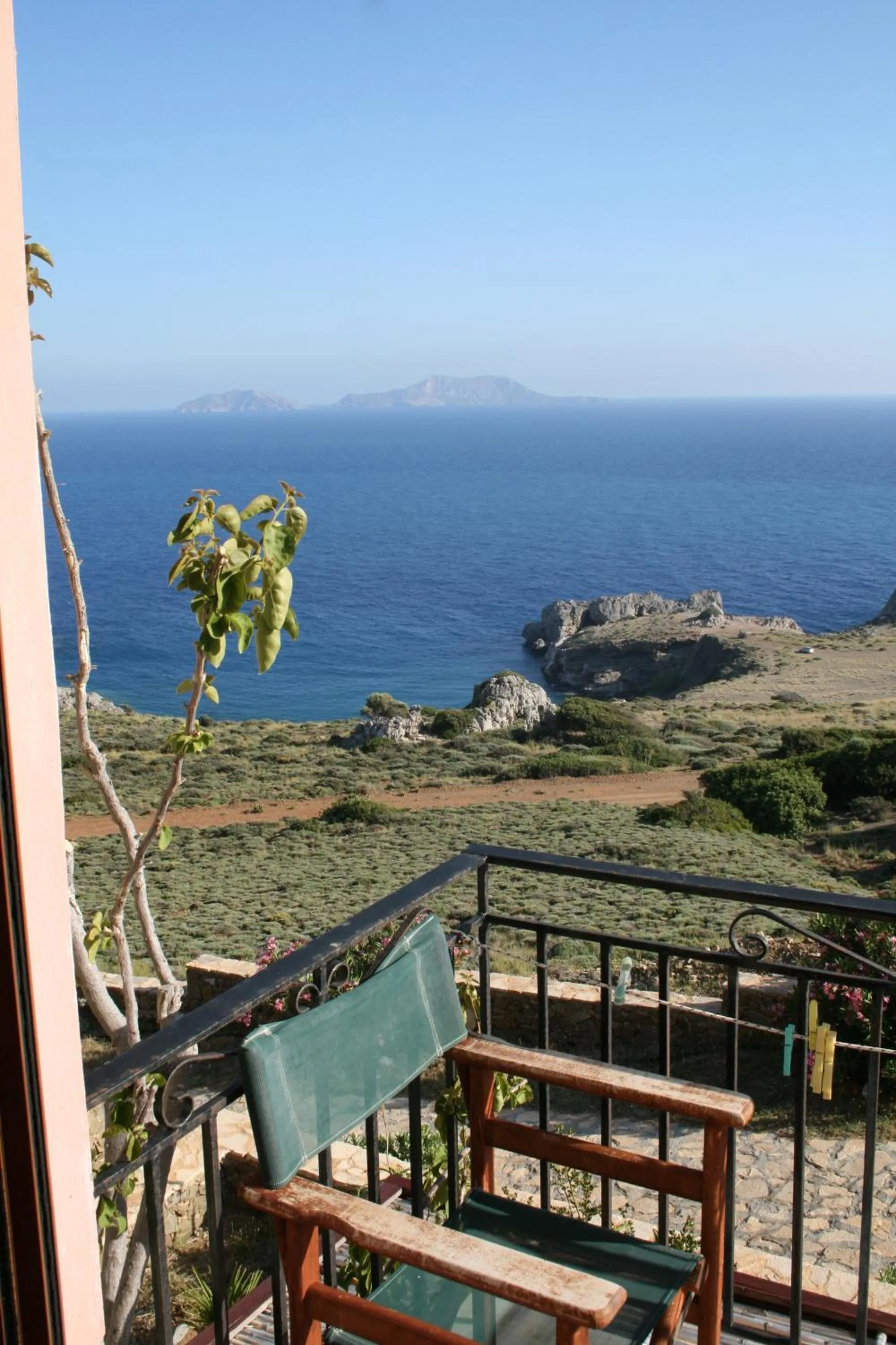 Patio in Kavos Melissa Studios