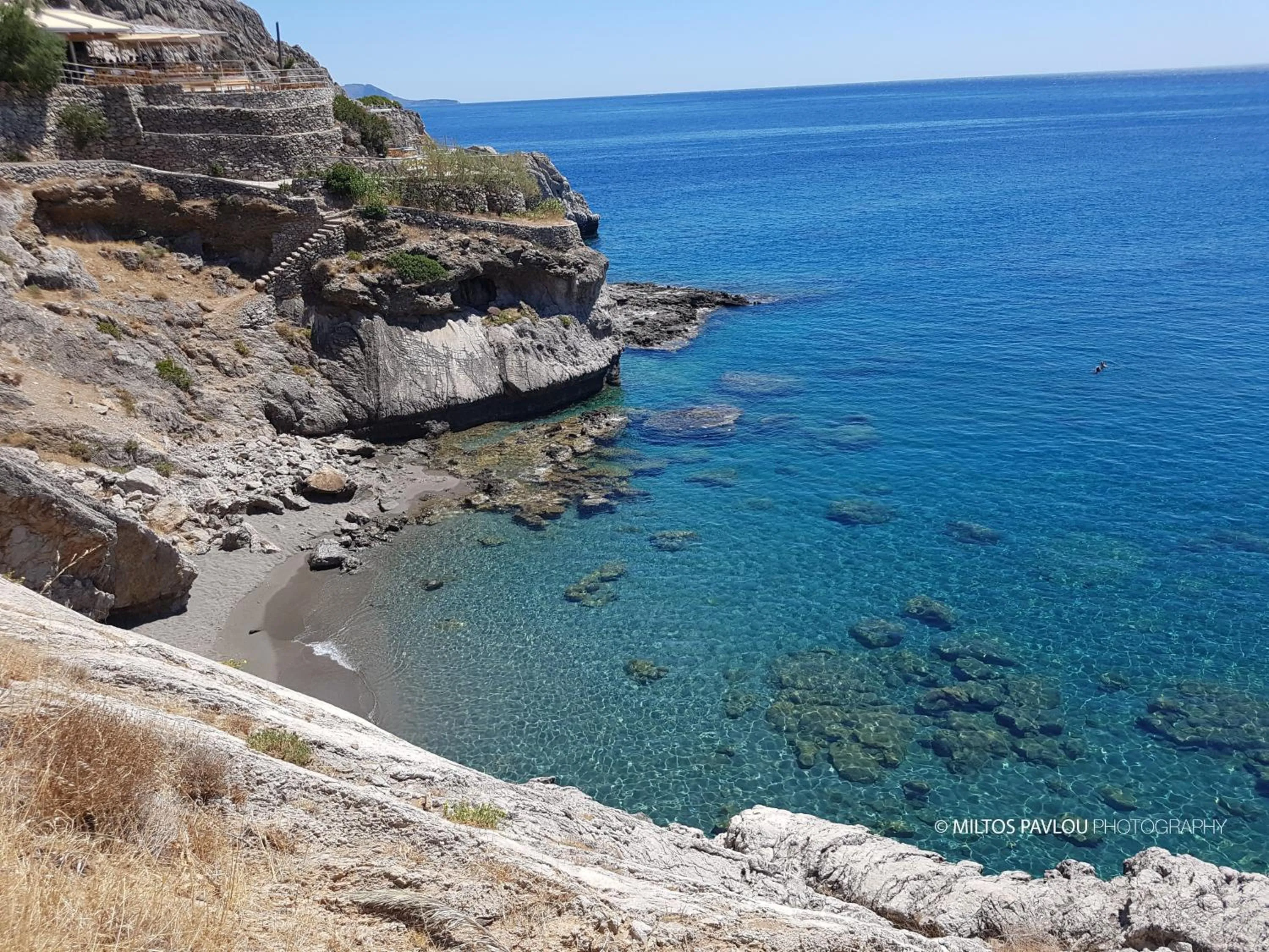 Beach in Kavos Melissa Studios