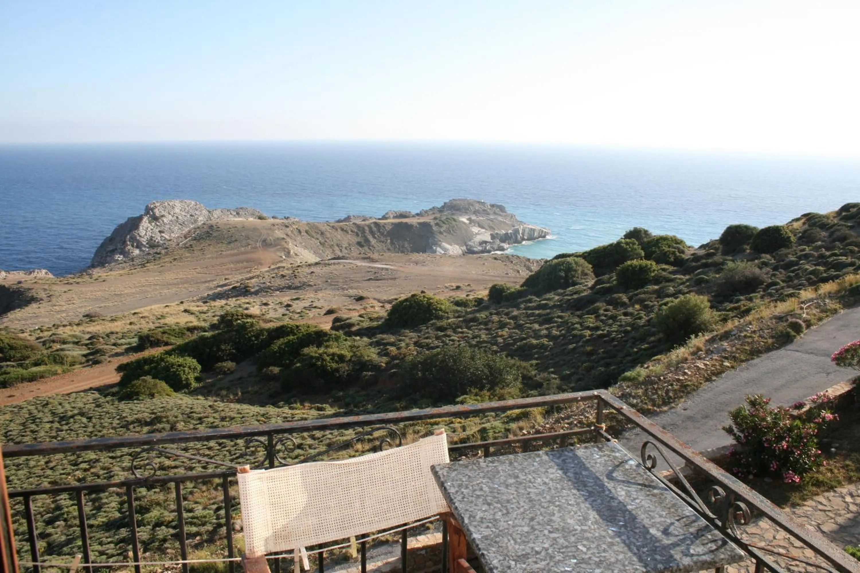 Patio in Kavos Melissa Studios