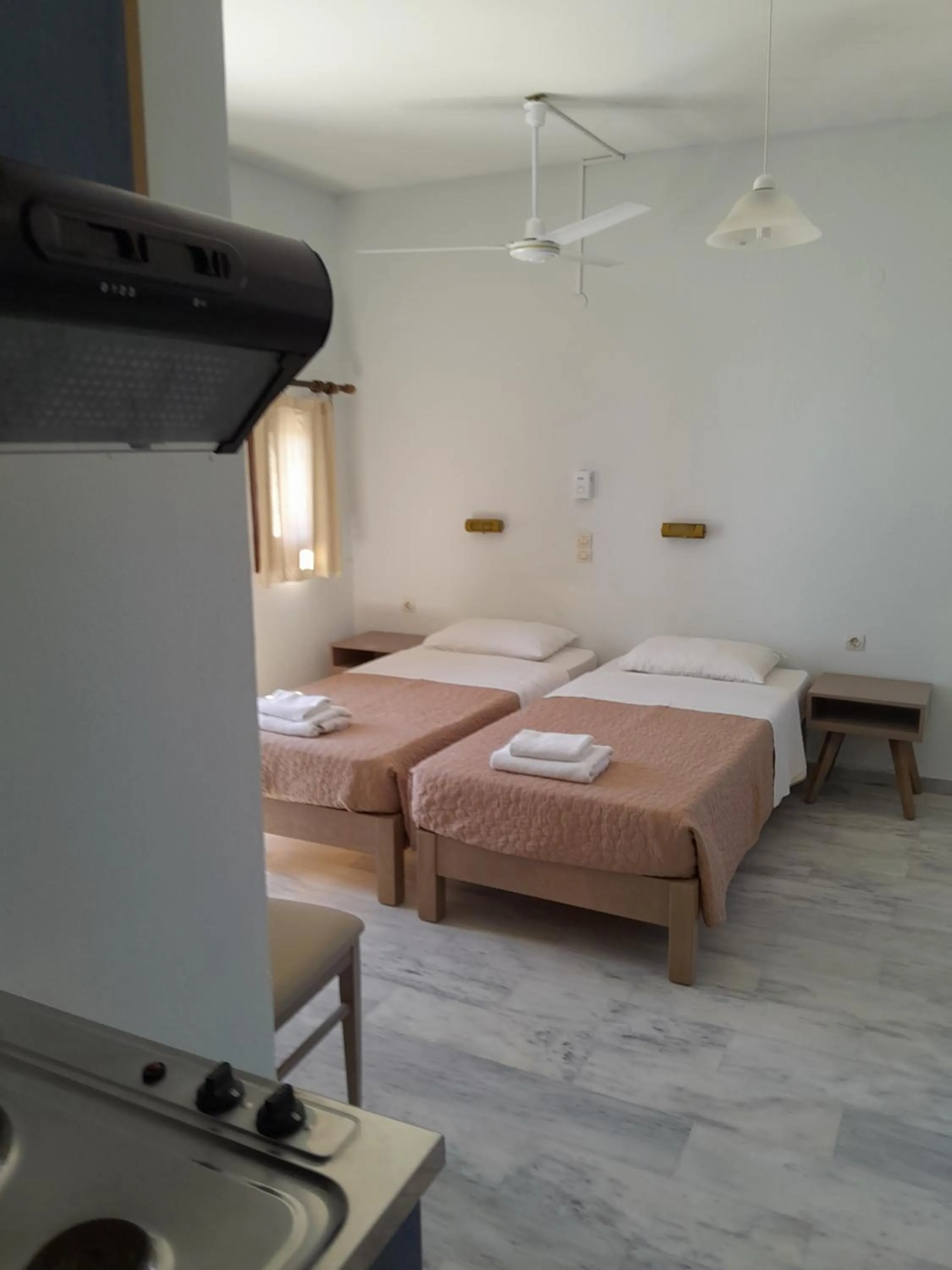 Bed in Kavos Melissa Studios