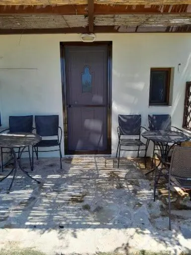 Patio in Kavos Melissa Studios