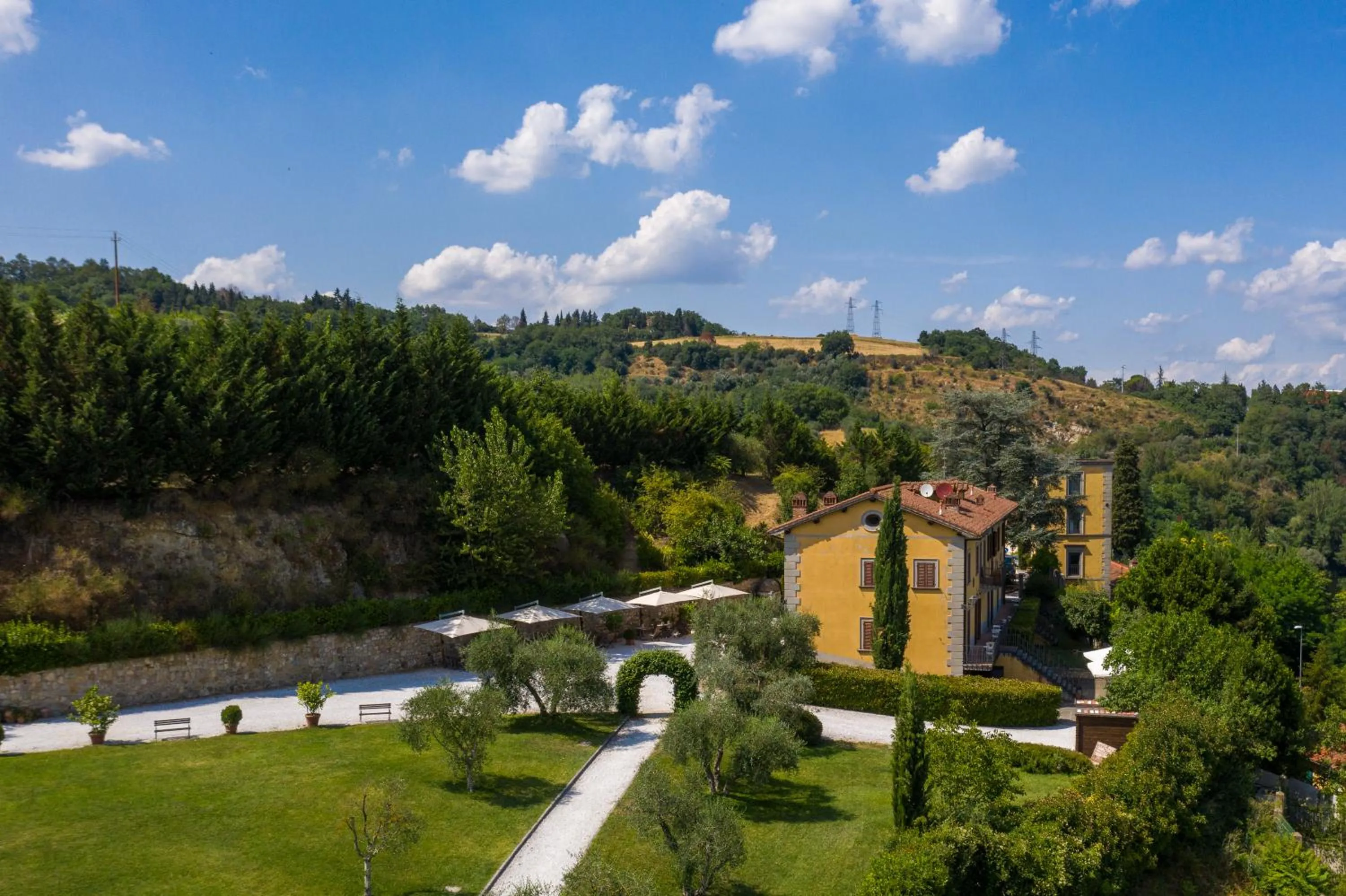 Bird's eye view in Relais Villa Belvedere