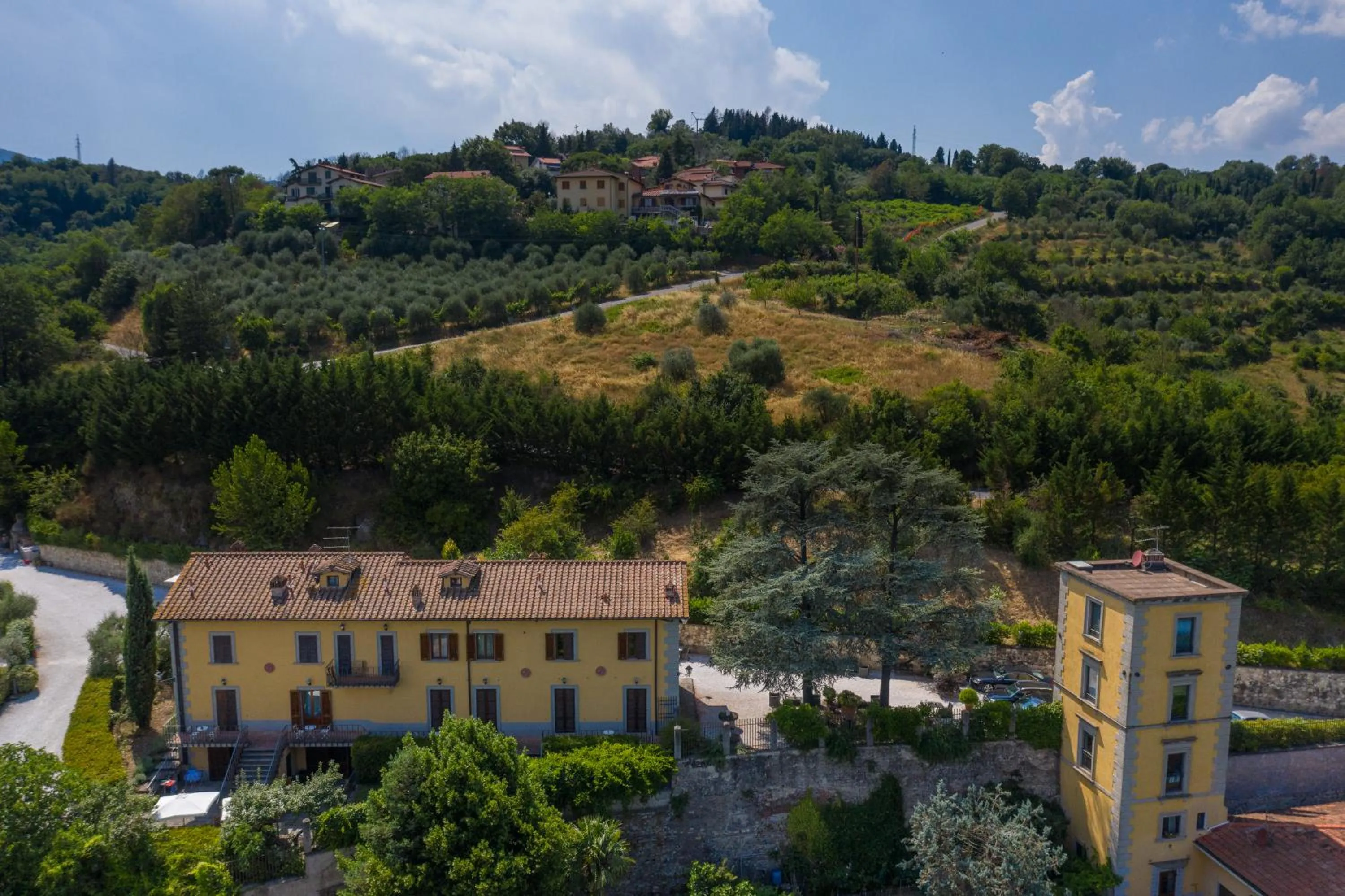 Bird's eye view in Relais Villa Belvedere