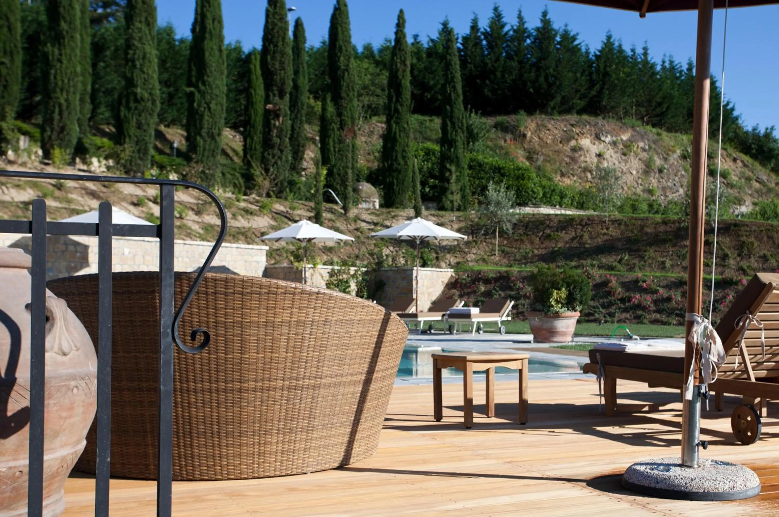 Swimming pool in Relais Villa Belvedere