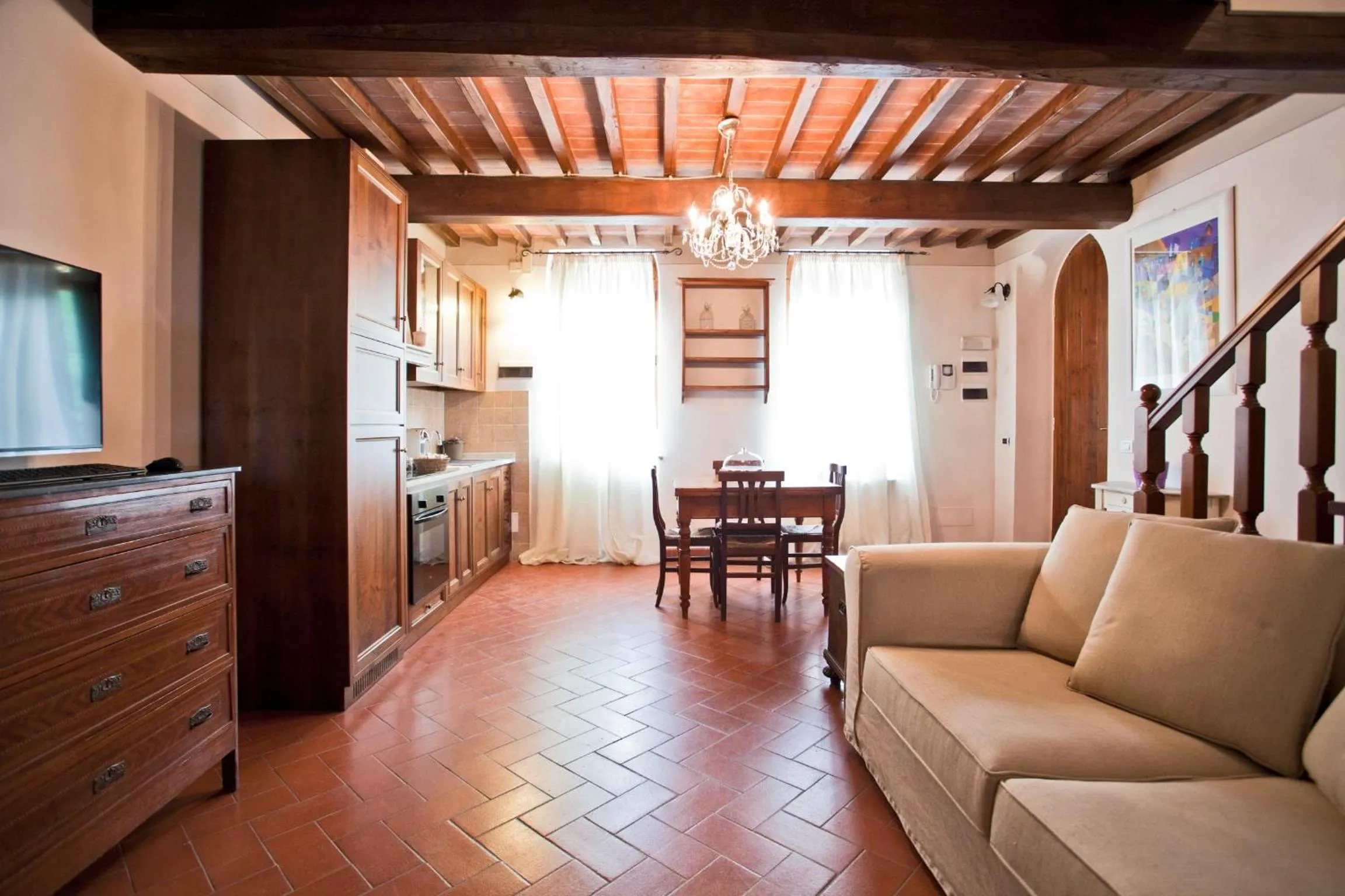 Kitchen or kitchenette in Relais Villa Belvedere