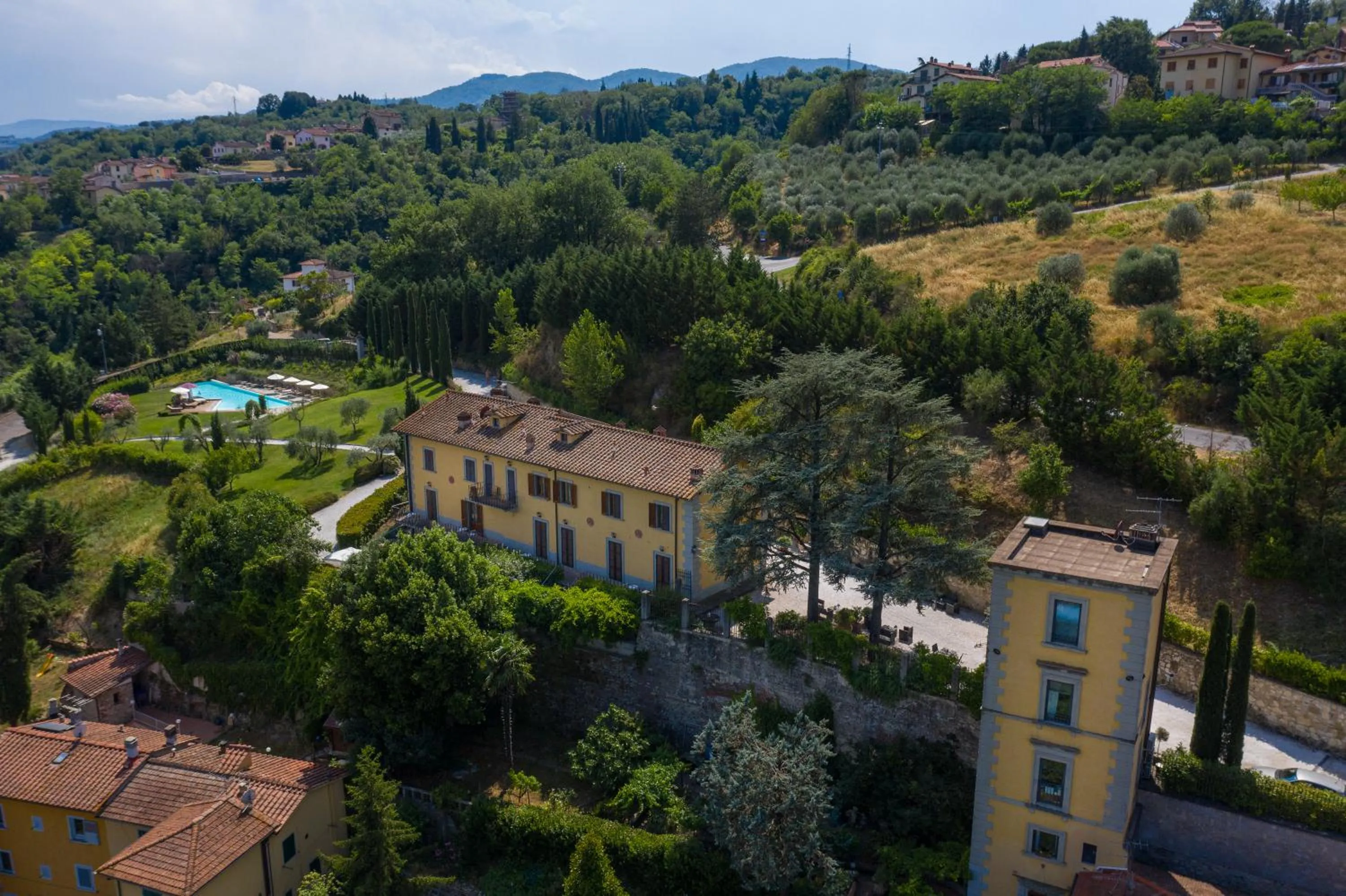 Bird's eye view in Relais Villa Belvedere