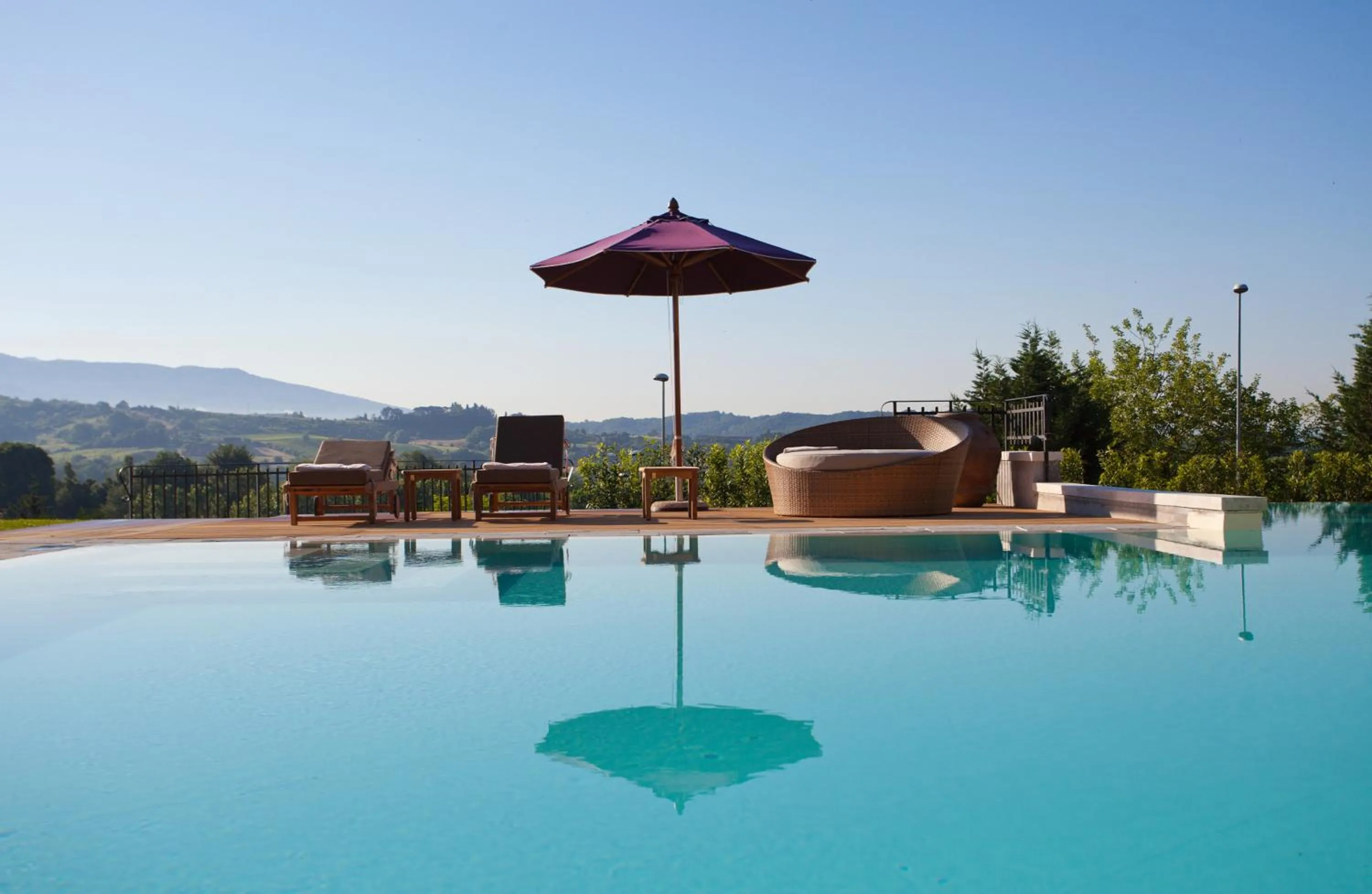 Swimming pool in Relais Villa Belvedere