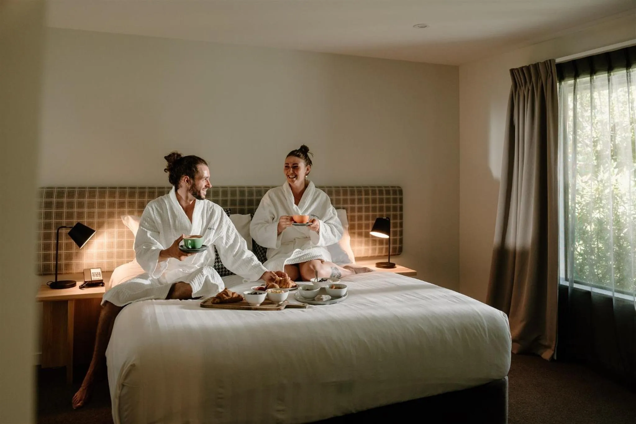 Bed in Edgewater Hotel