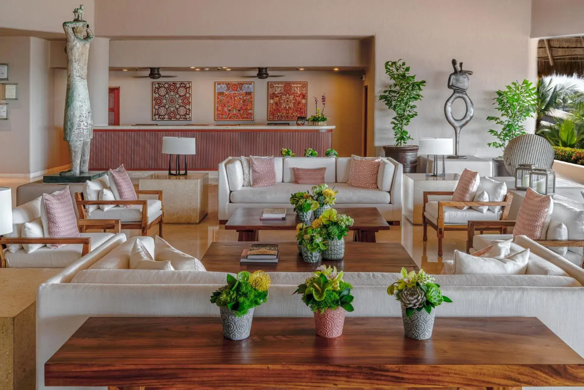 Lobby or reception in Four Seasons Resort Punta Mita Lobby or reception in Four Seasons Resort Punta Mita